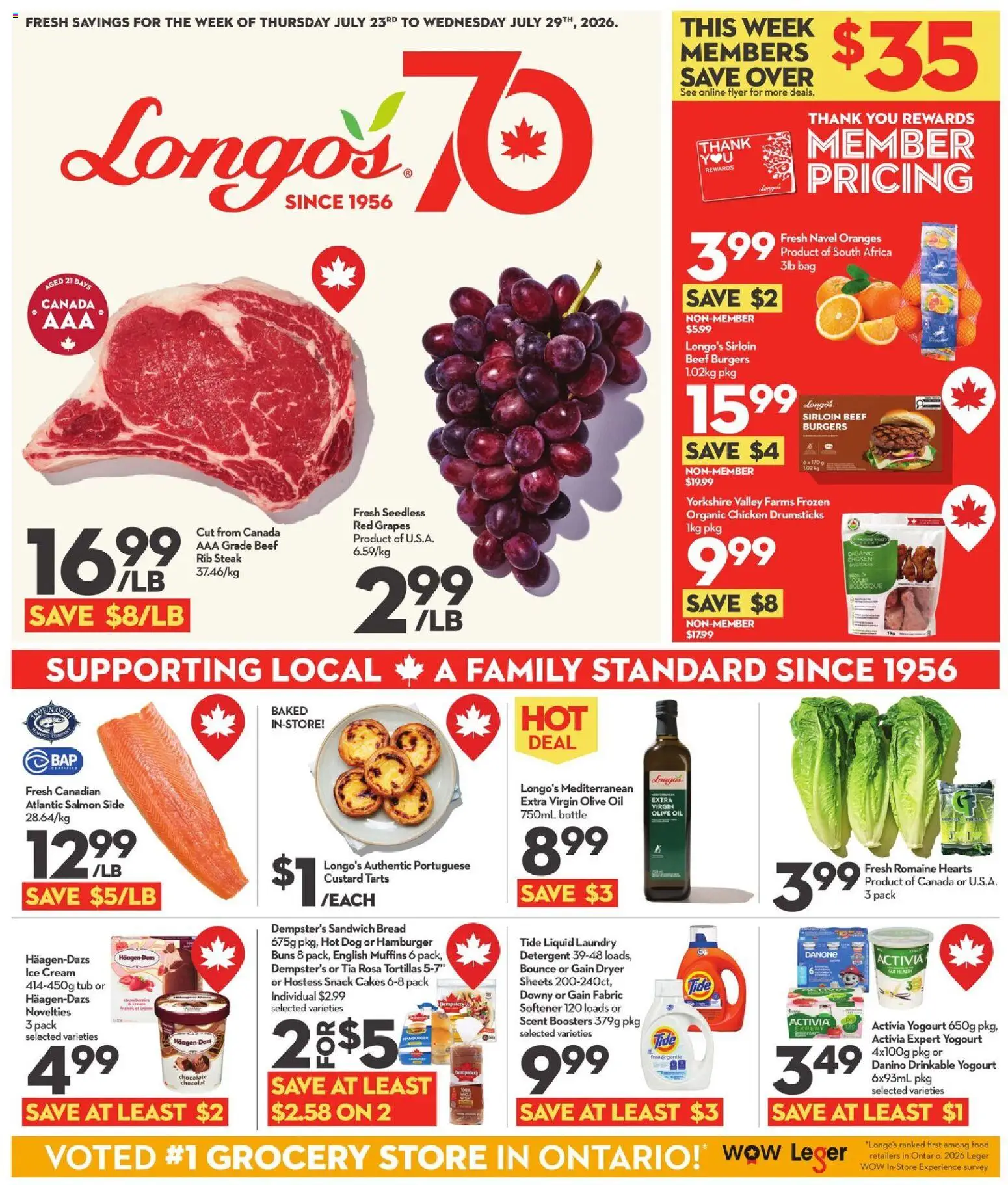 Longo's flyer valid from Jul 23, 2026 | Page: 1