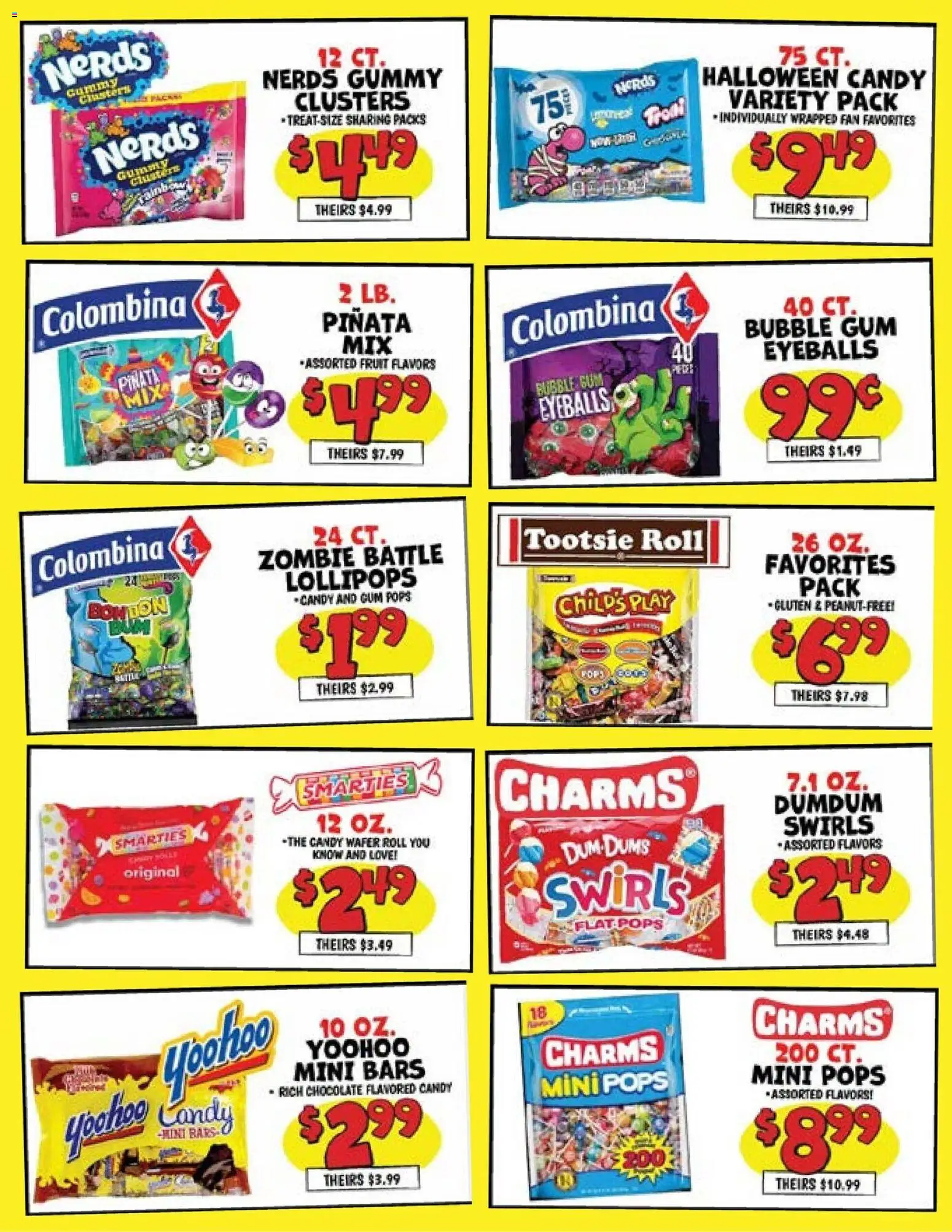 Ollie's Weekly Ad - valid from 09/22/2026 | Page: 2 | Products: Candy, Chocolate, Fruit, Lollipops