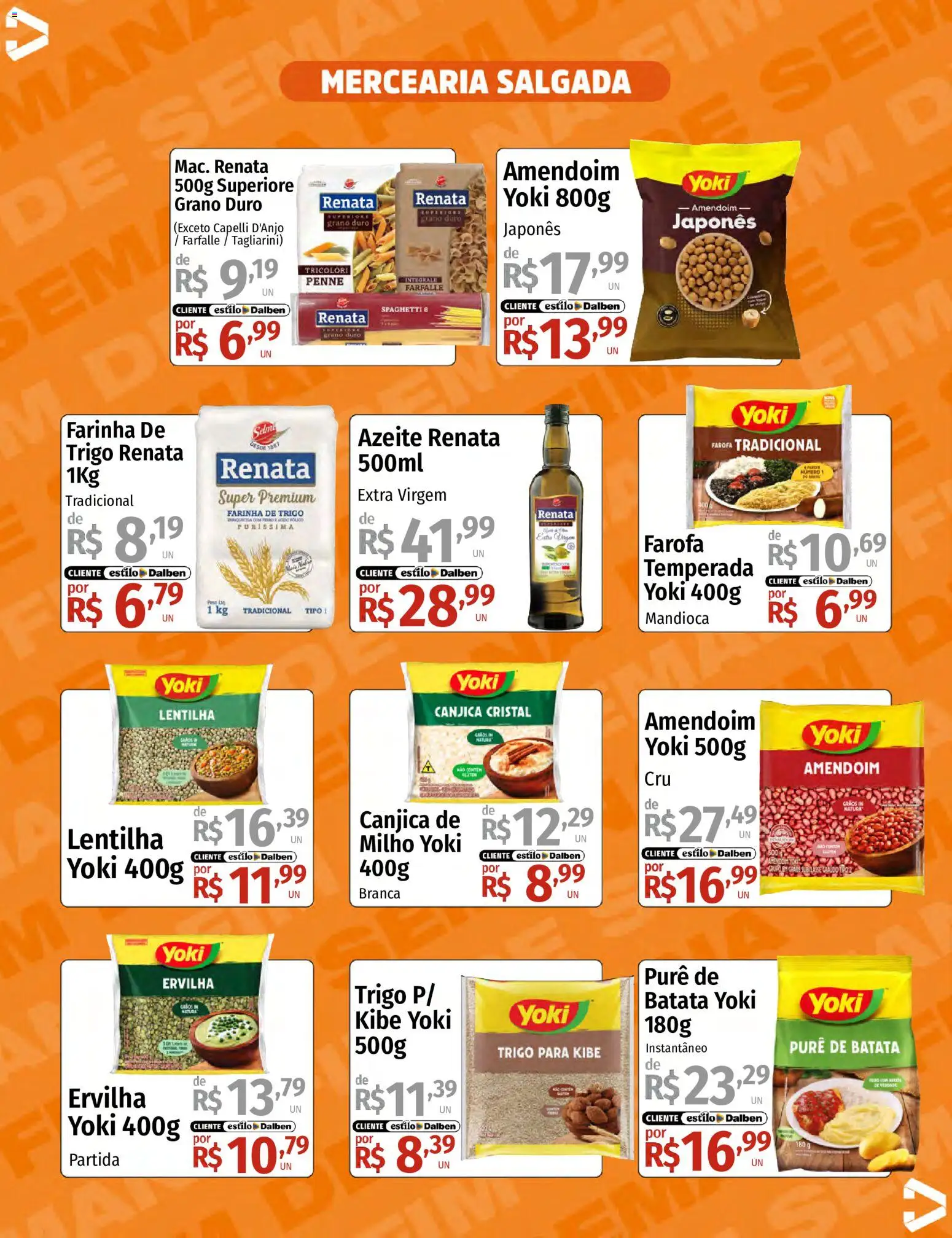Supermercado Dalben Folheto - válido de 29.05.2026 | Página: 8 | Produtos: Ervilha, Lentilha, Mandioca, Azeite