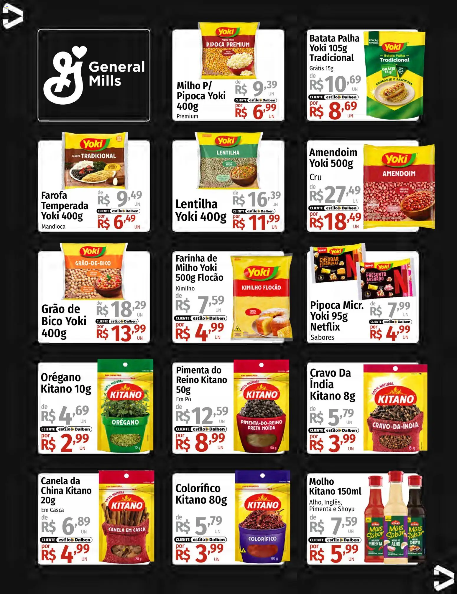 Supermercado Dalben Folheto - válido de 15.06.2026 | Página: 11 | Produtos: Amendoim, Cheddar, Bico, Batata