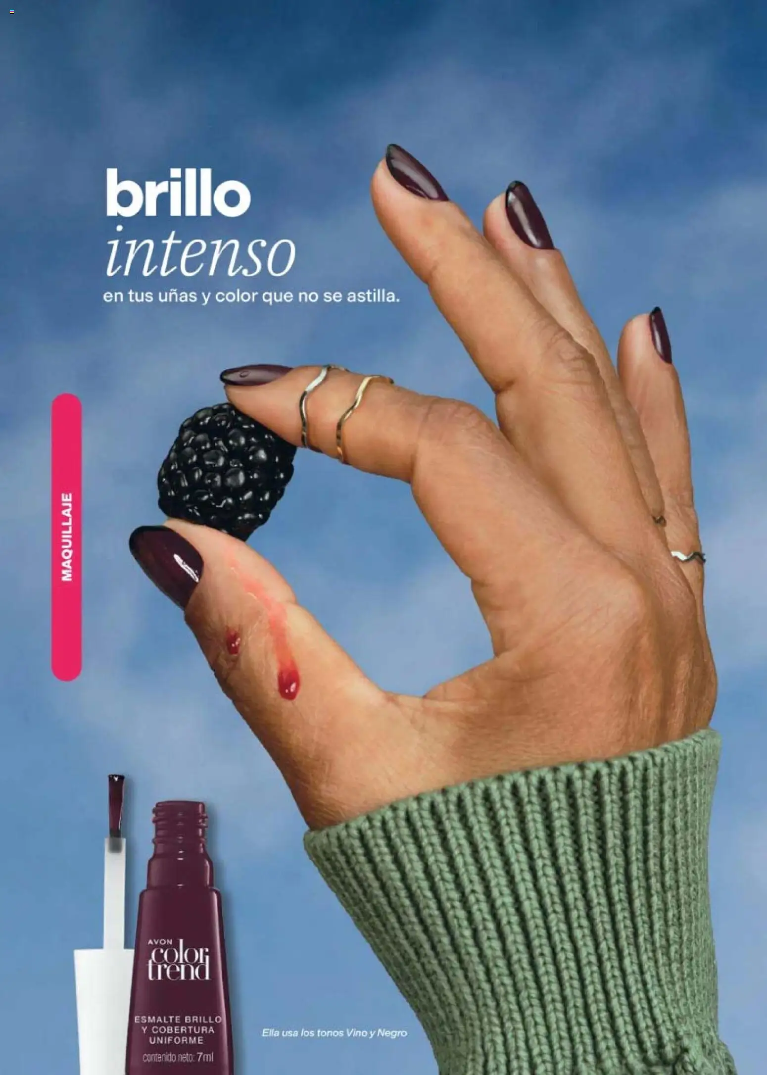 Nuevas ofertas de AVON válidas en toda la República Mexicana desde el 21/08/2026. ¡Encuentra las mejores ofertas en AVON campaña 13 2026! | Página: 46 | Productos: Brillo, Vino, Maquillaje
