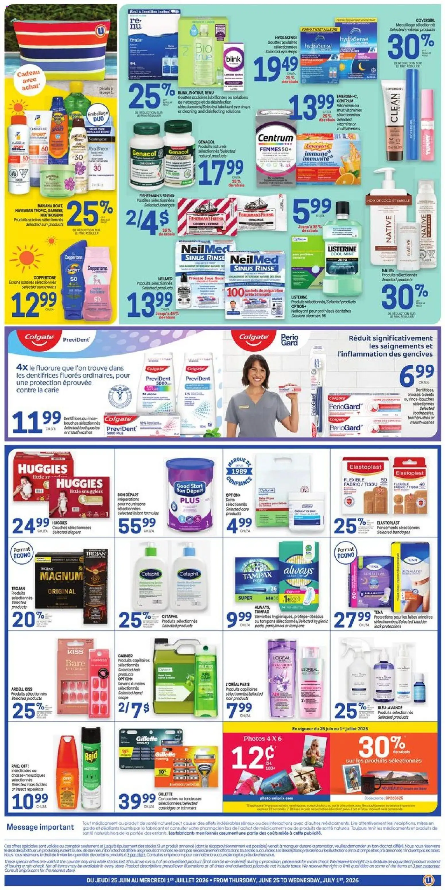 Uniprix flyer valid from Jun 25, 2026 | Page: 2