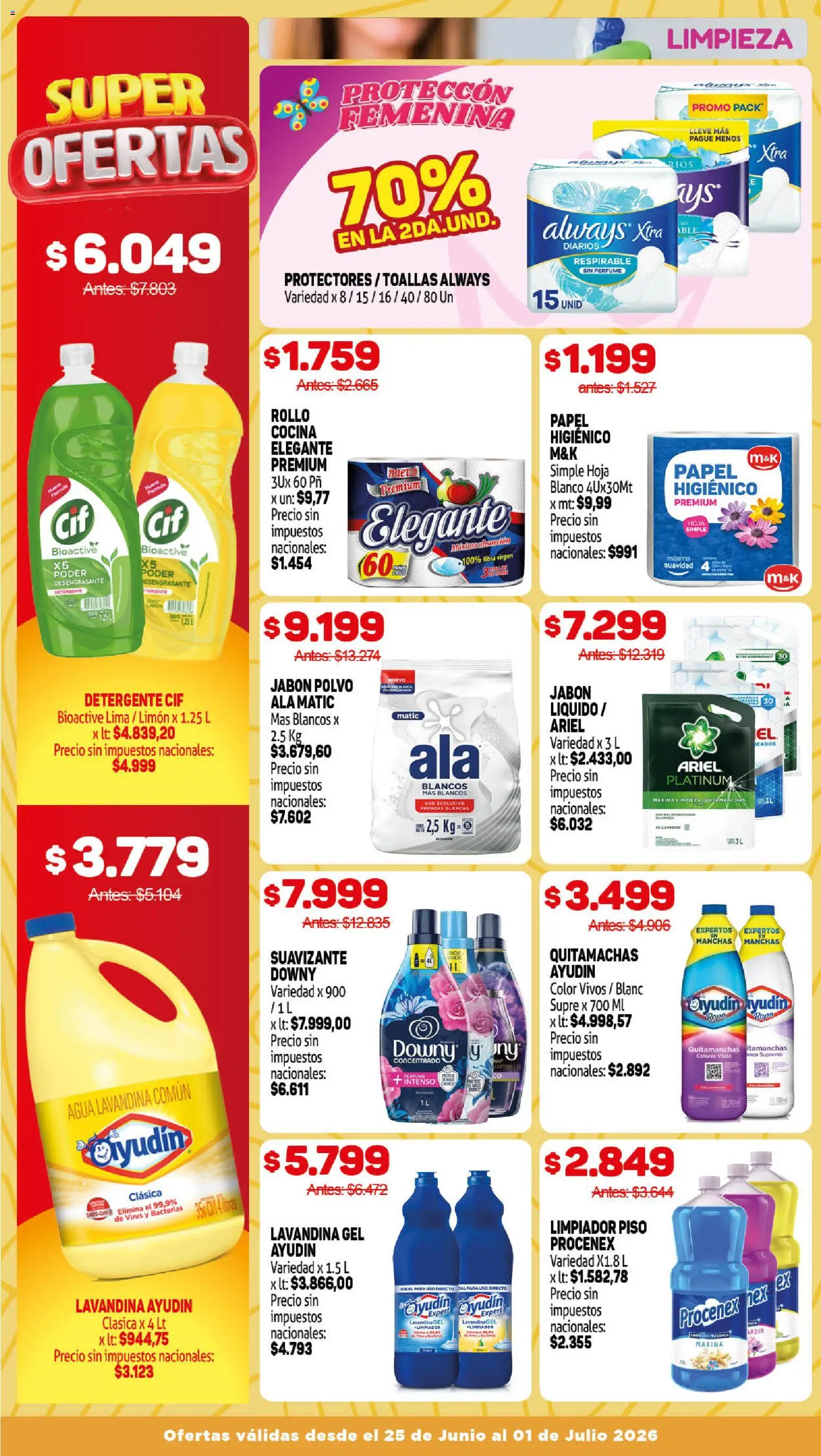 Makro VOLVETE A ILUSIONAR │ válido desde el 25/06/2026 | Página: 15 | Productos: Cocina, Toallas, Detergente, Ropa