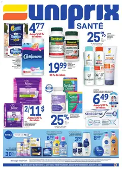 Preview of Uniprix - Uniprix Sante from shop Uniprix valid from Aug 6, 2026