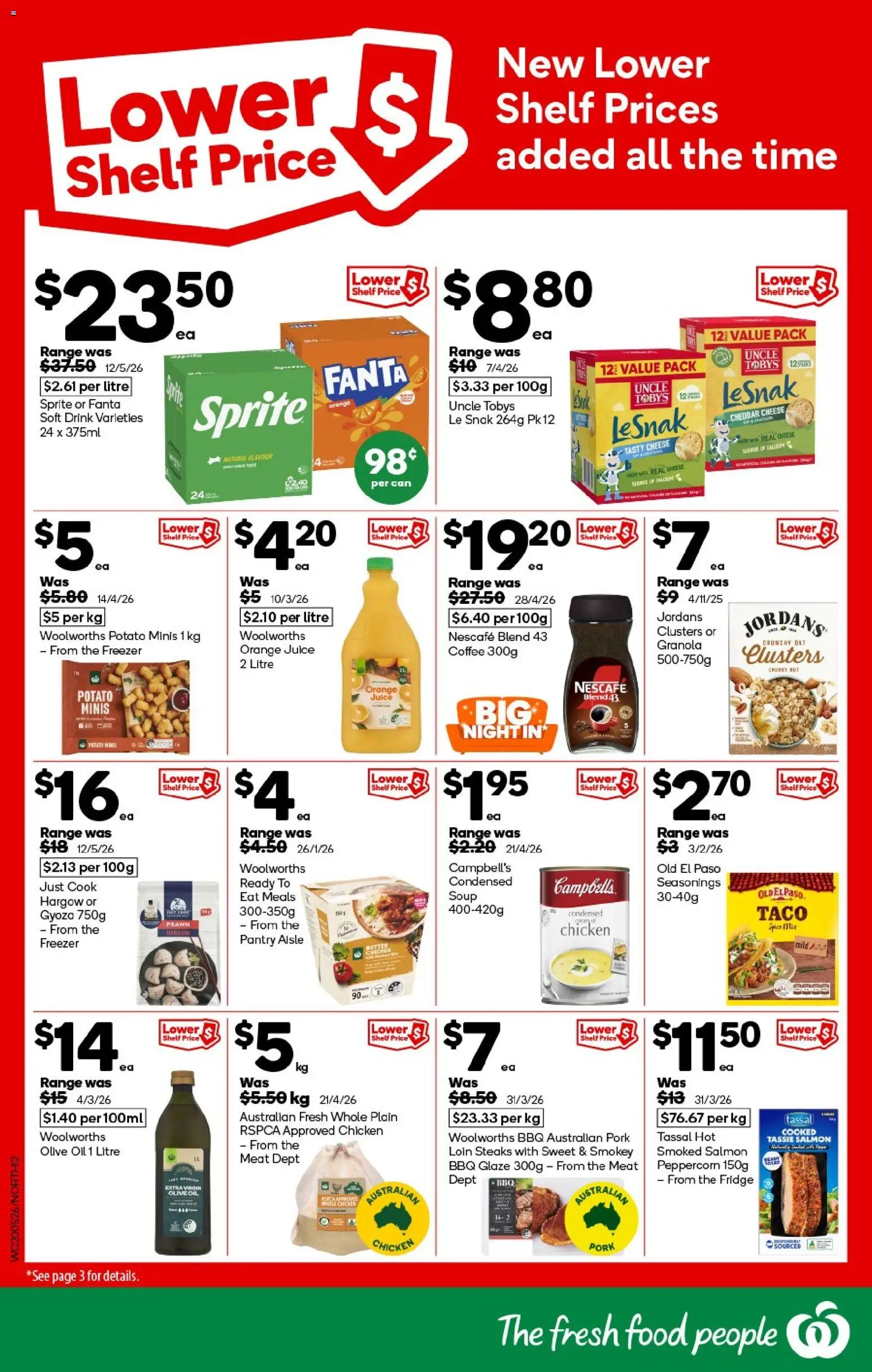 Woolworths catalogue - valid from 20.05.2026 | Page: 12 | Products: Coffee, Granola, Chicken, Freezer