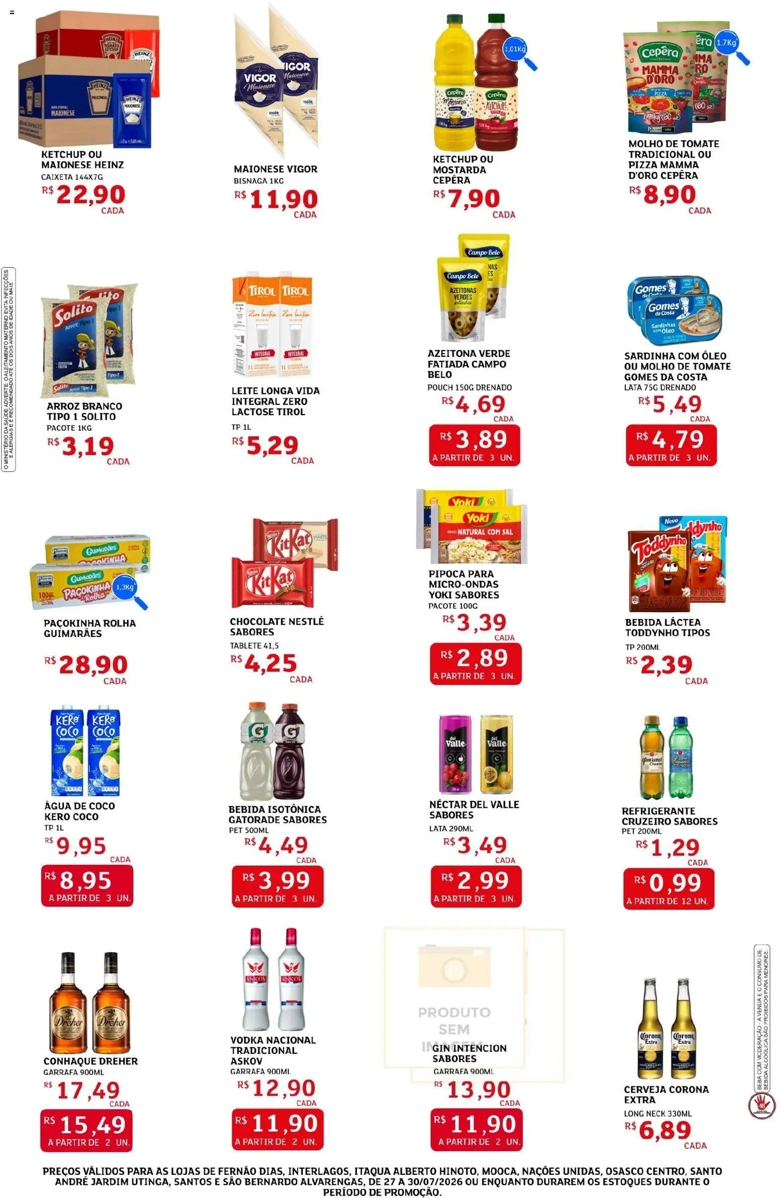 Assaí Atacadista Folheto - válido de 27/07/2026 | Página: 2 | Produtos: Azeitonas, Conhaque, Ketchup, Maionese