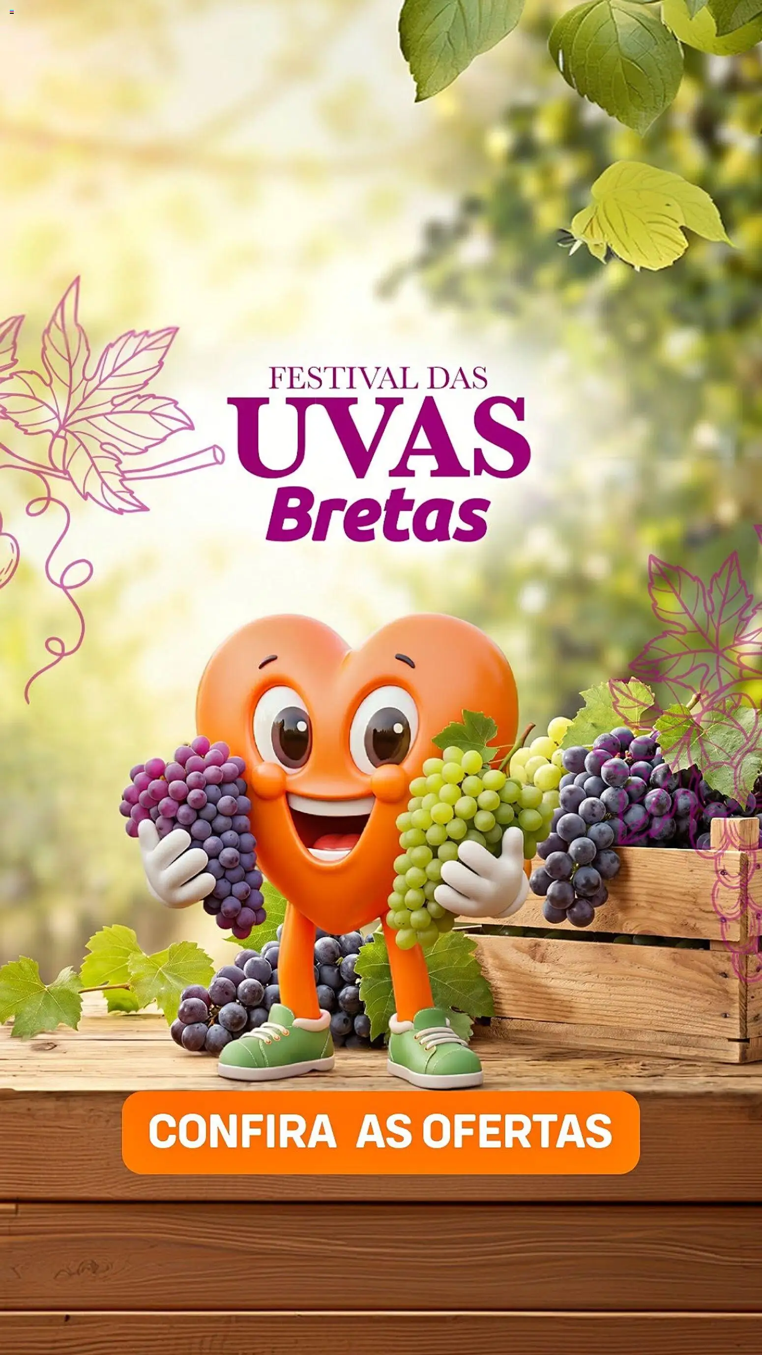 Bretas Folheto - válido de 22/09/2026 | Página: 1 | Produtos: Uvas