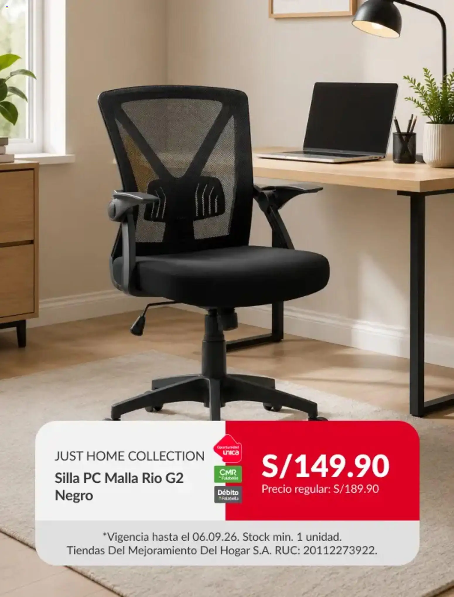 Catálogo Sodimac válido desde 31/08/2026 | Página: 7 | Productos: Silla, PC