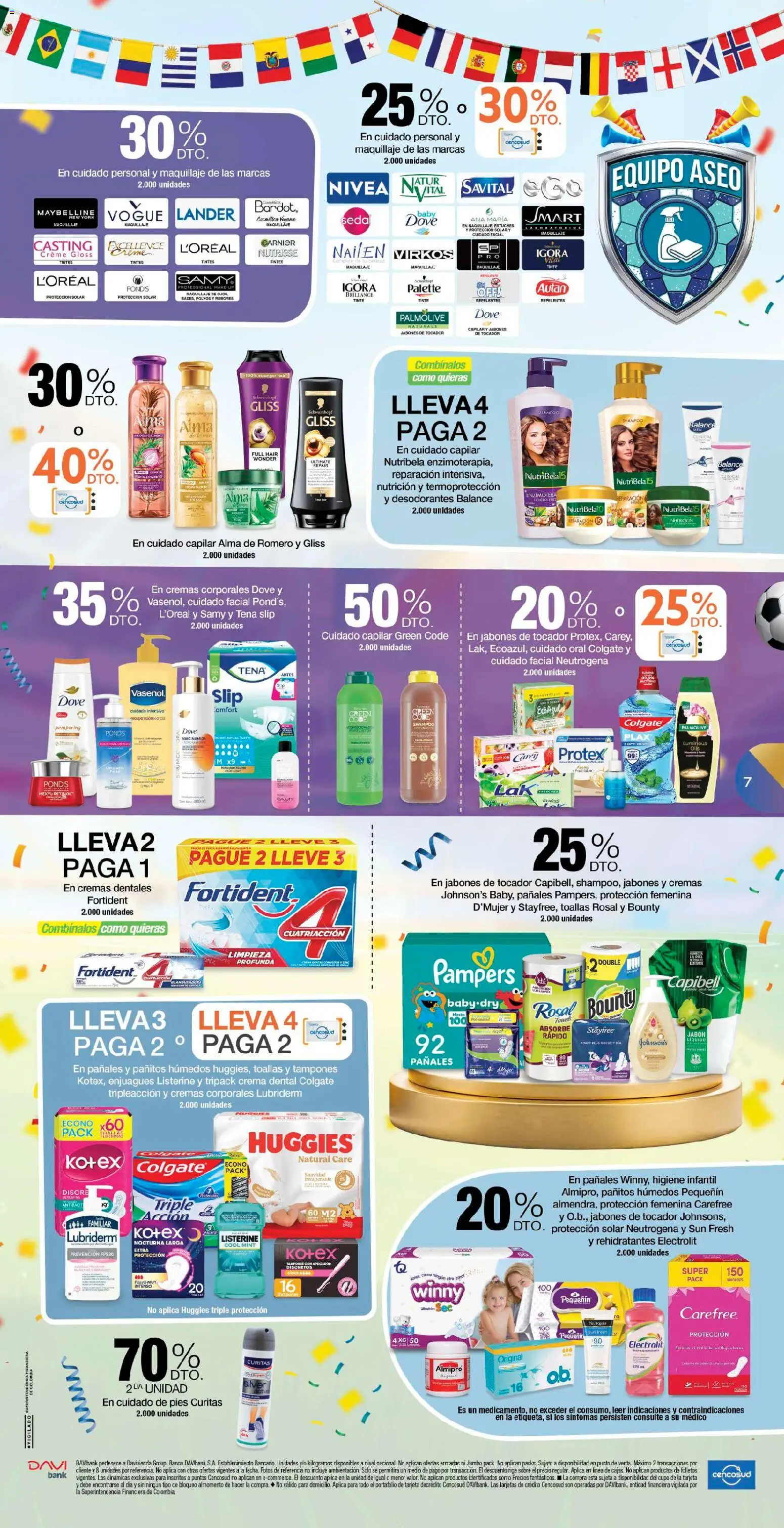 Jumbo revista - valida desde el 26/06/2026 | Página: 7 | Productos: Crema, Tampones, Pañales, Tintura