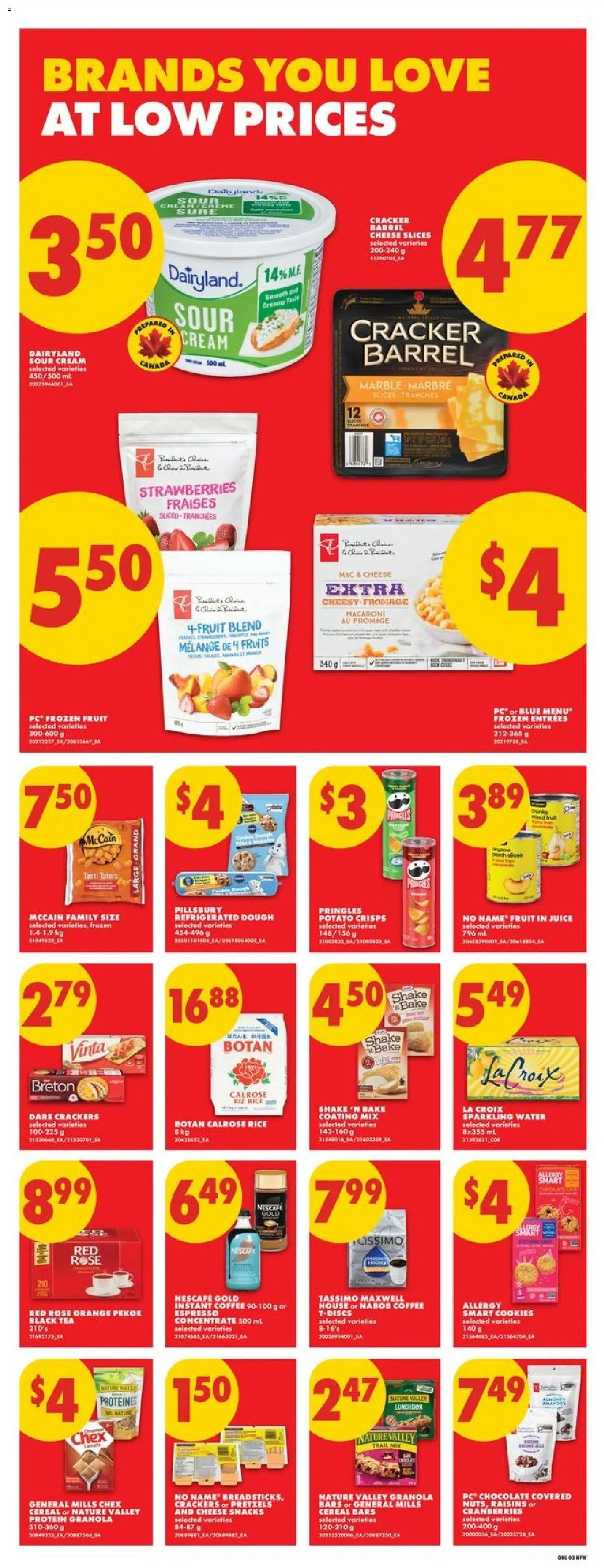 No Frills flyer valid from Sep 3, 2026 | Page: 7 | Products: Rice, PC, Black tea, Dough