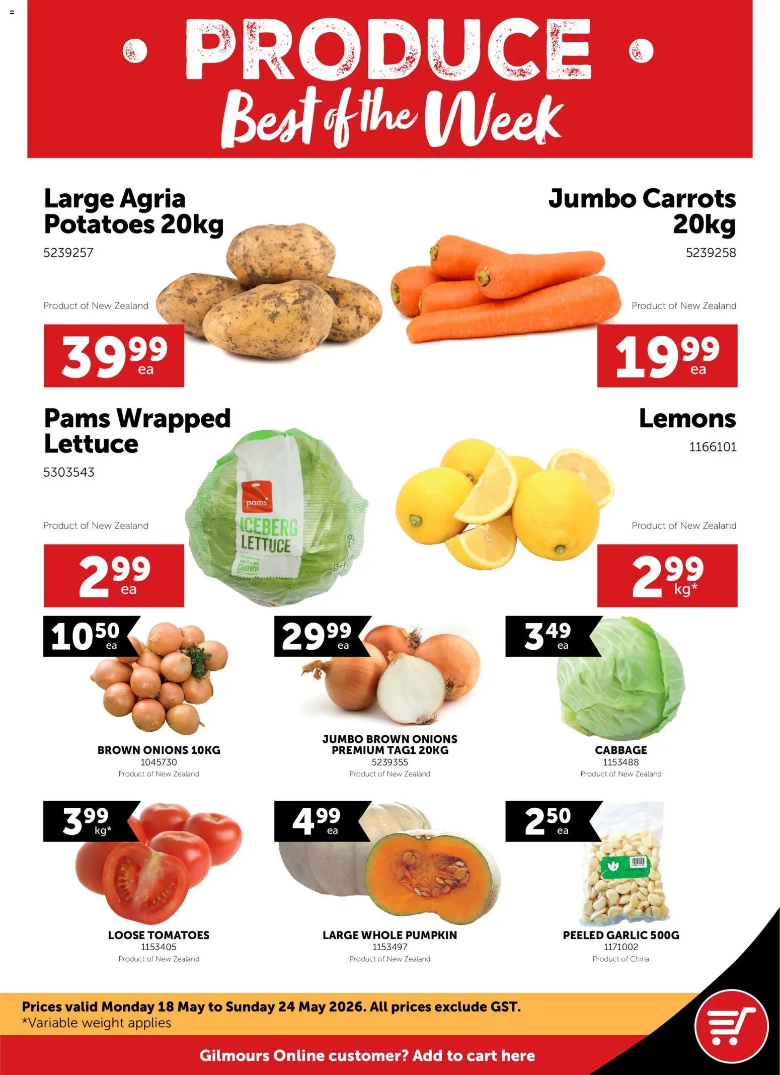Gilmours catalogue from 18.05.2026 | Page: 1