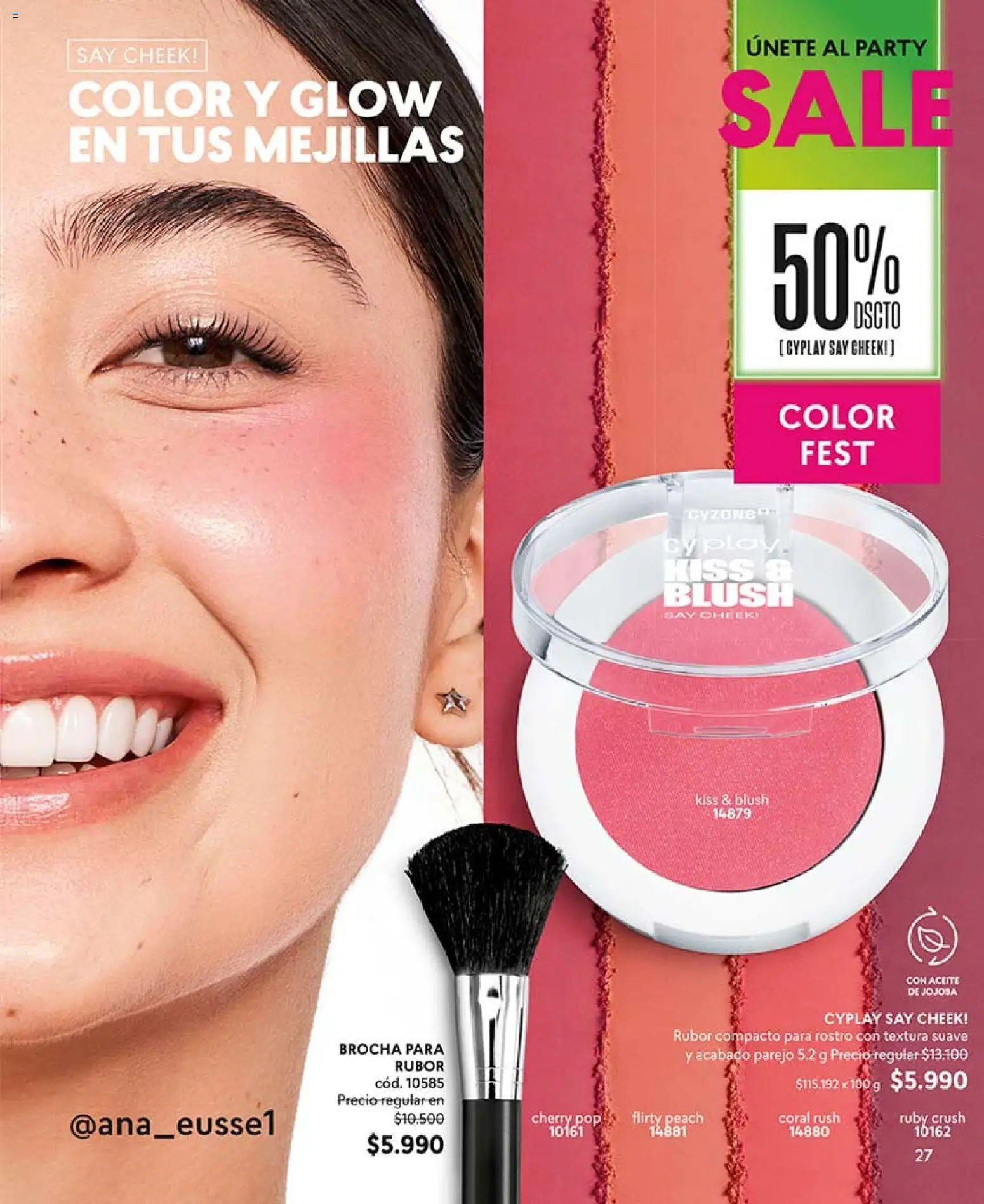 Catálogo CyZone Campaña 11 │ válido desde el 14.06.2026 | Página: 39 | Productos: Aceite, Rubor