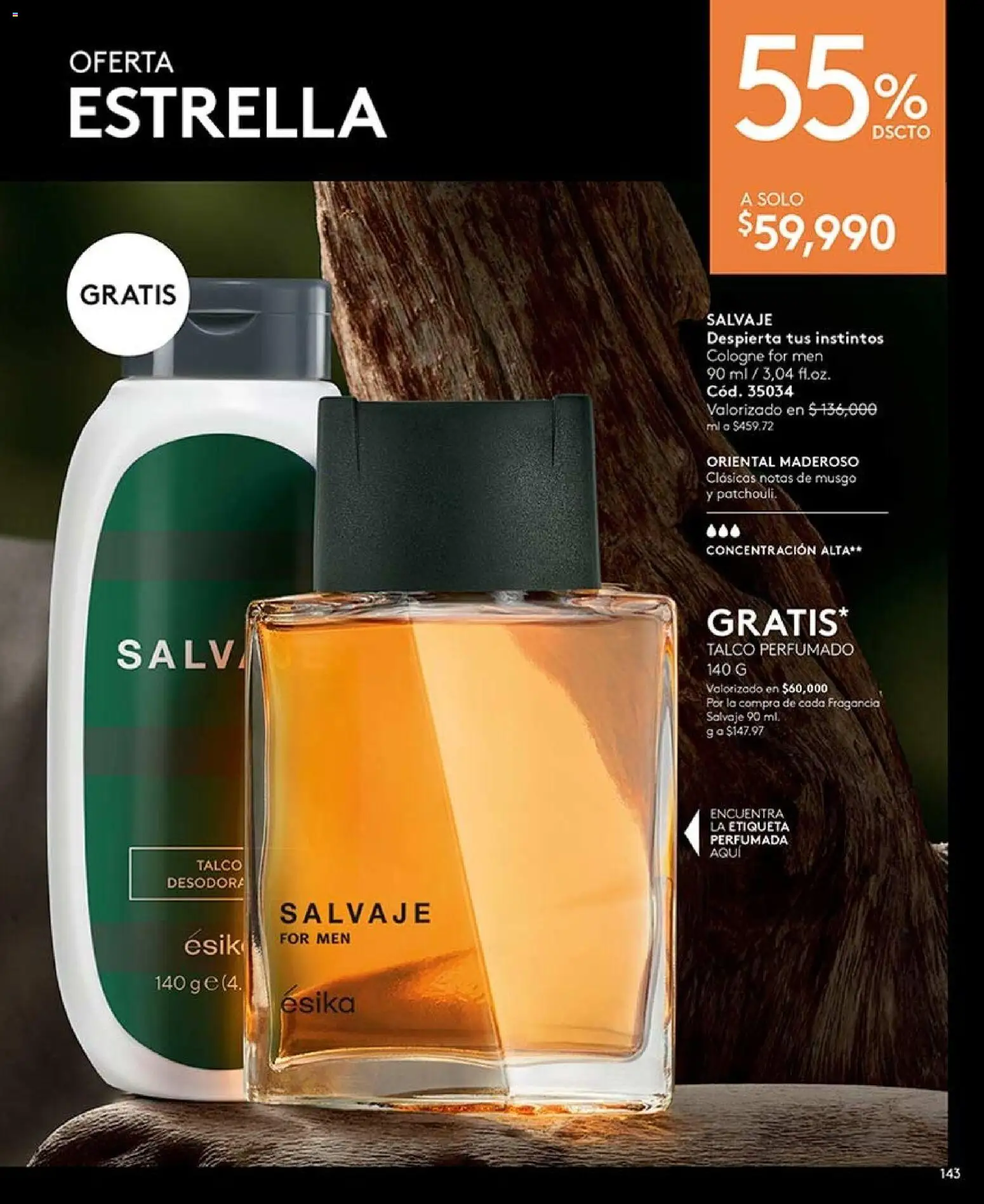 Ésika revista - valida desde el 07/08/2026 | Página: 143 | Productos: Fragancia