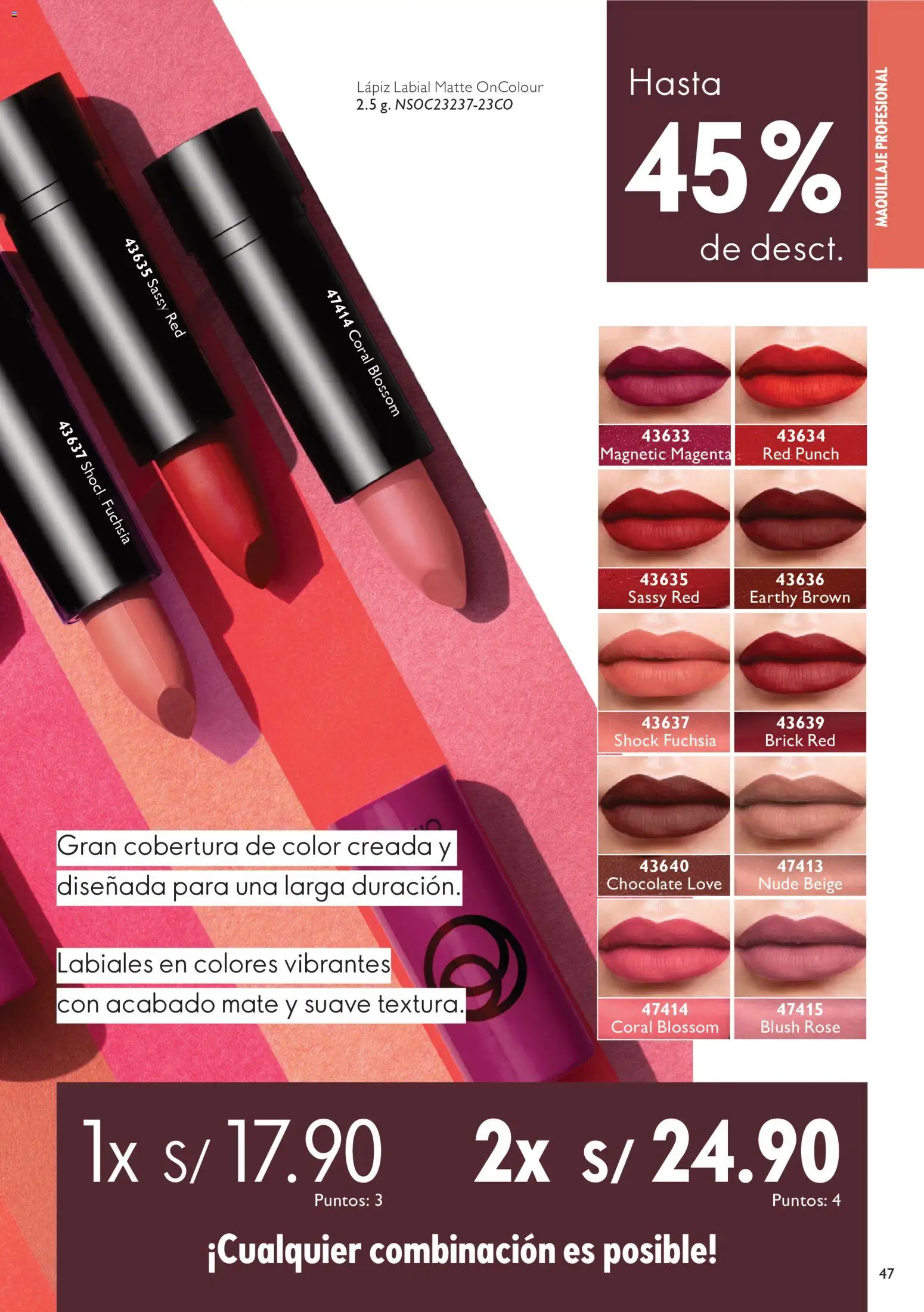 Catálogo Oriflame válido desde 20/06/2026 | Página: 47