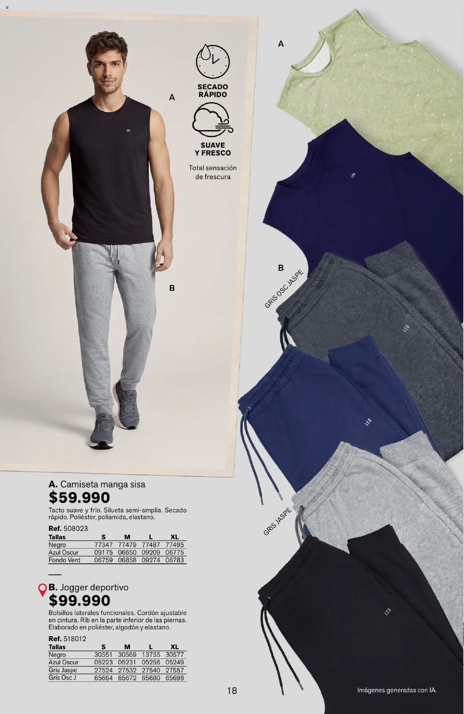 Leonisa revista - valida desde el 04/08/2026 | Página: 18 | Productos: Algodón, Camiseta, Camiseta manga sisa