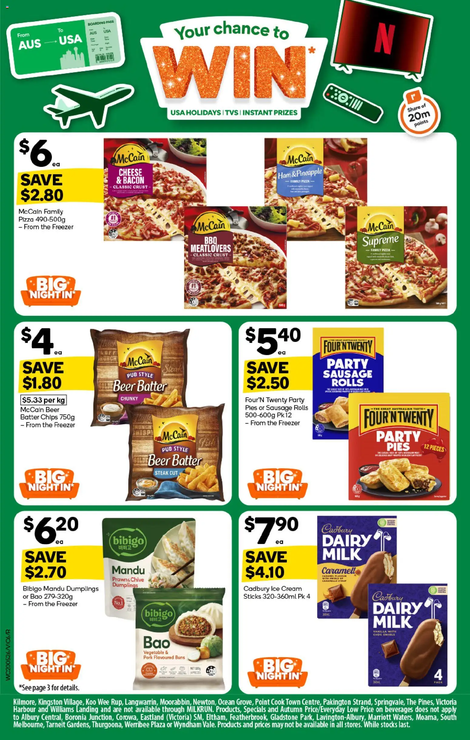 Woolworths catalogue - valid from 20.05.2026 | Page: 6 | Products: Bacon, Chips, Cream, Sausage