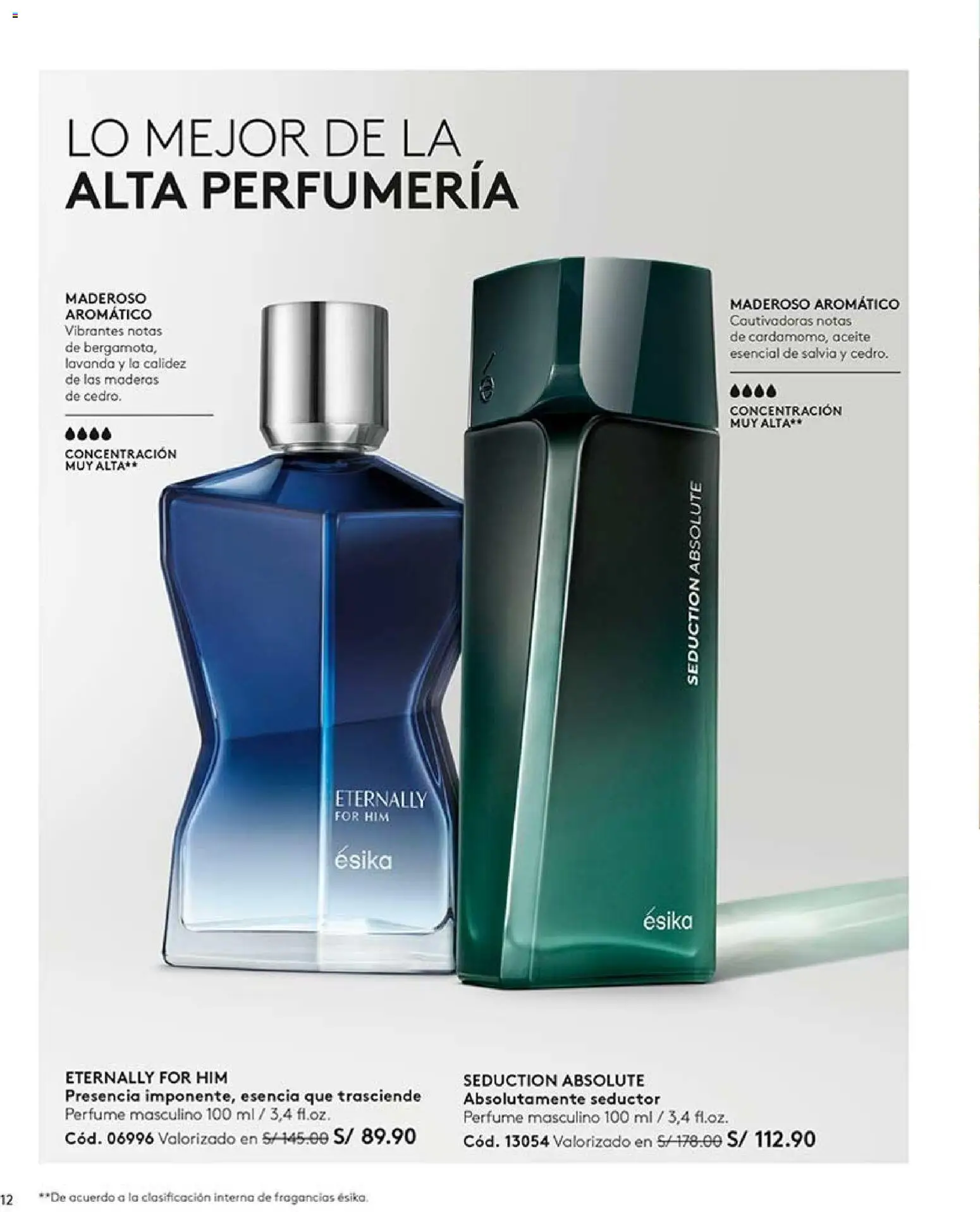 Catálogo Ésika válido desde 20/06/2026 | Página: 12 | Productos: Aceite, Perfume