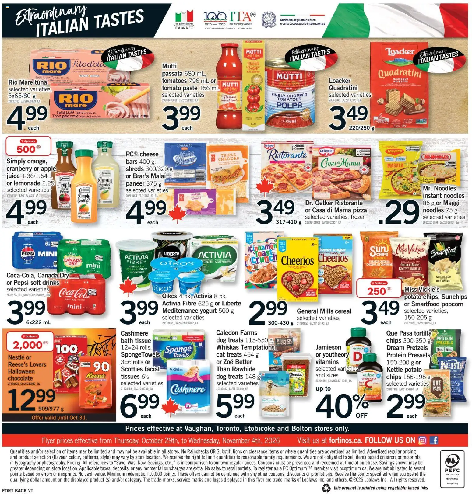 Fortinos flyer valid from Oct 29, 2026 | Page: 2