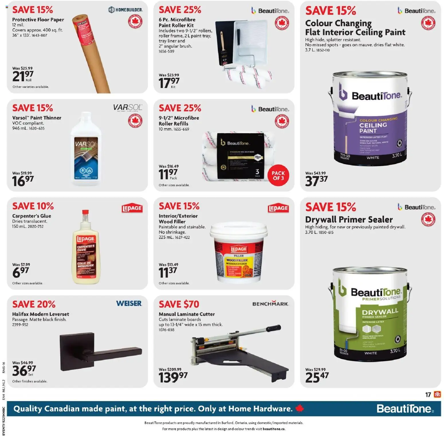 Home Hardware flyer valid from 21.05.2026 | Page: 18 | Products: Cutter
