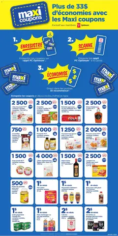 Preview of Maxi weekly flyer / circulaire from shop Maxi valid from Jul 9, 2026 | Page: 16 | Products: Tea, PC, Chicken