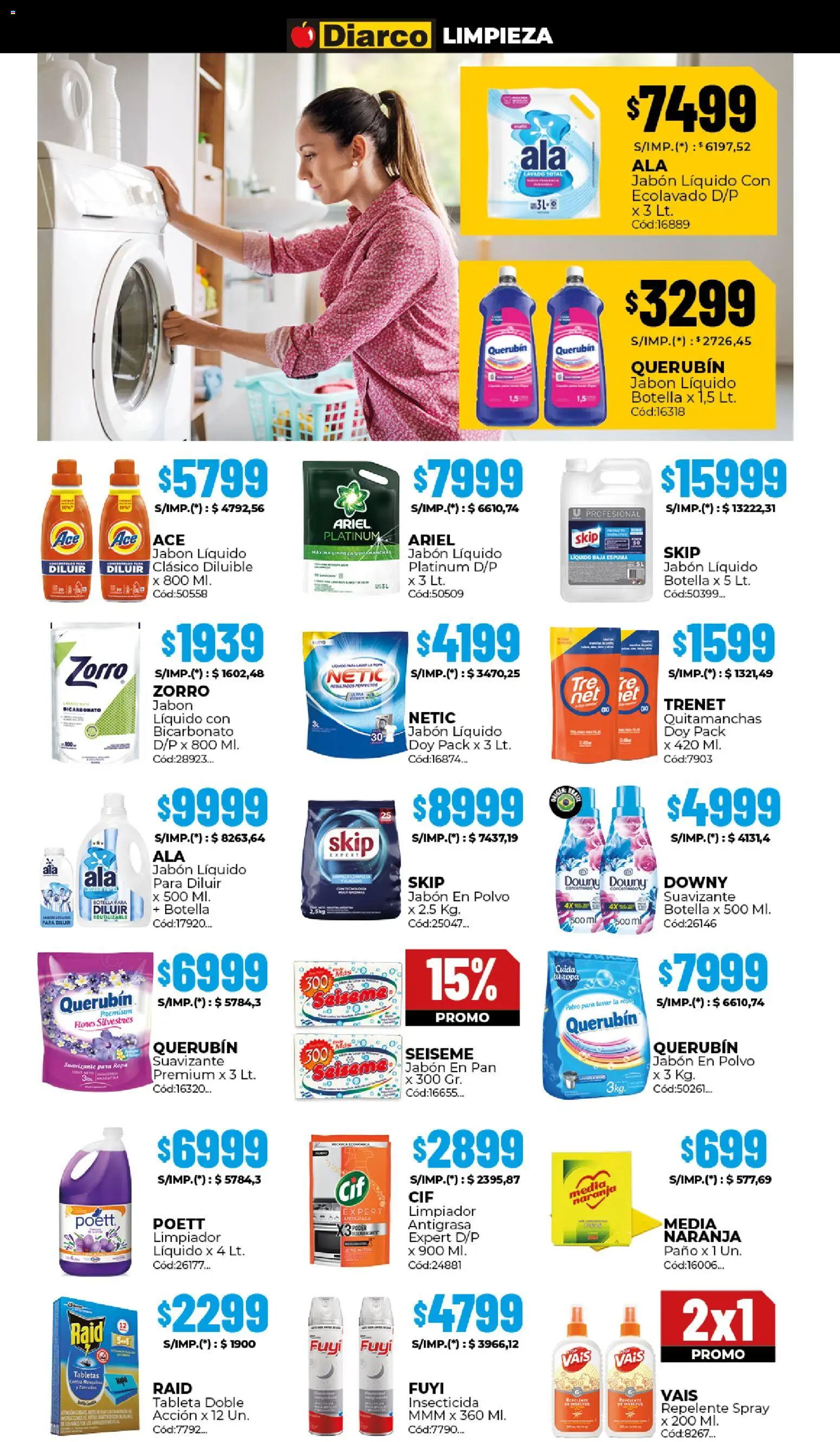 Diarco ofertas │ válido desde el 18.05.2026 | Página: 17 | Productos: Botella, Jabón líquido, Jabón en polvo, Quitamanchas