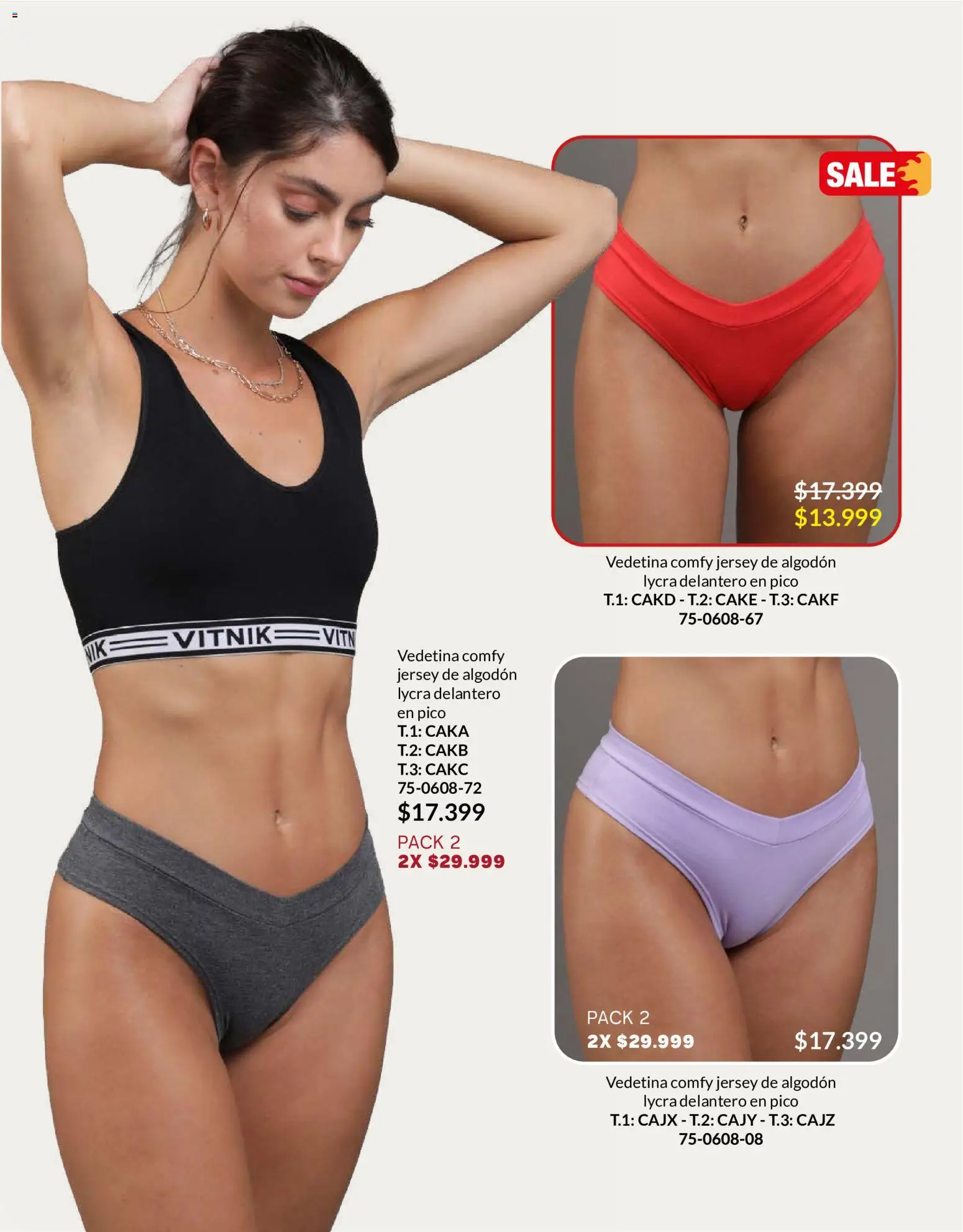 Vitnik - Underwear & Complements │ válido desde el 01/07/2026 | Página: 13 | Productos: Pico, Algodón
