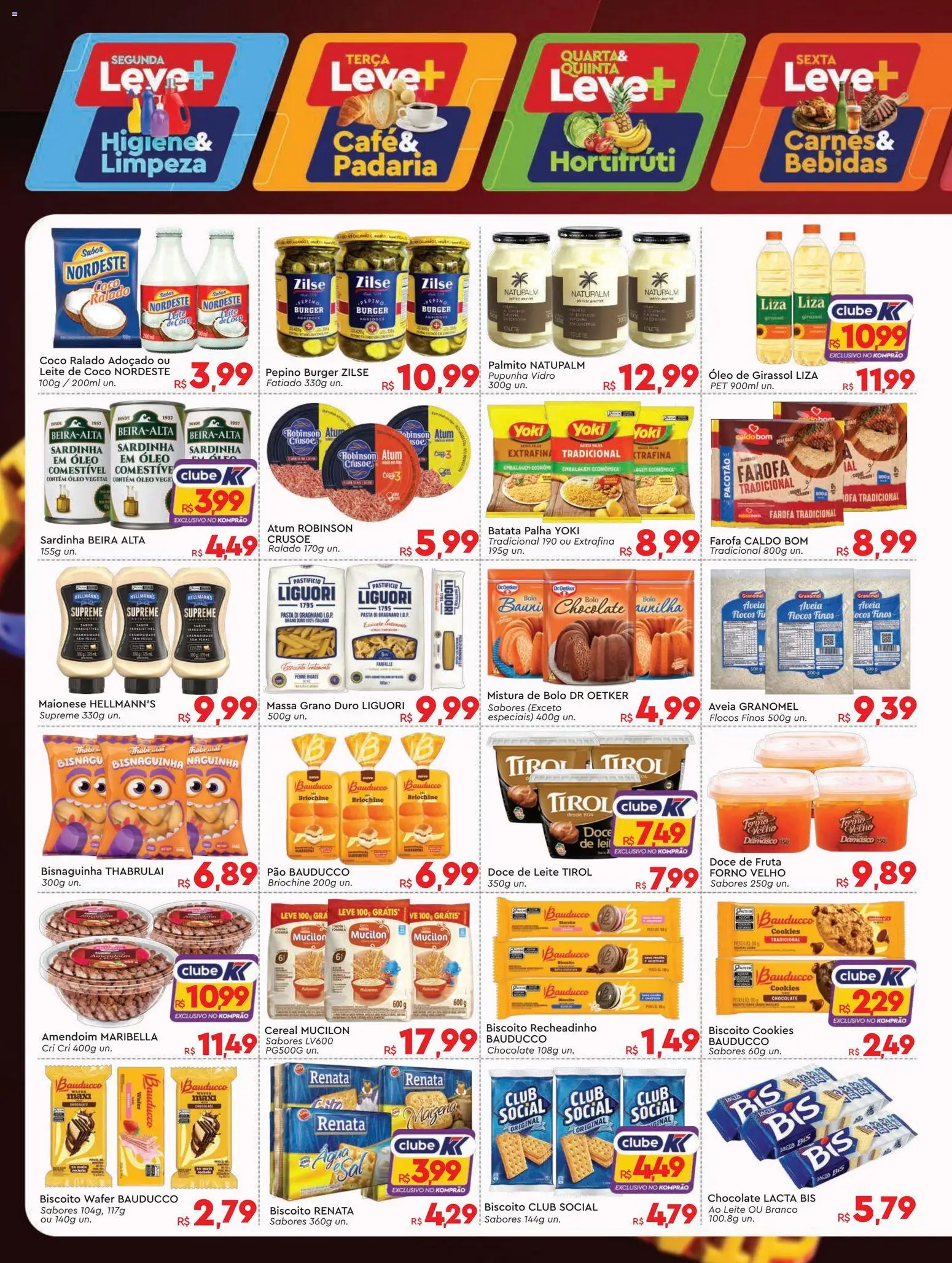 Komprao Atacadista Folheto - válido de 09.03.2026 | Página: 2 | Produtos: Amendoim, Pão, Massa, Farofa