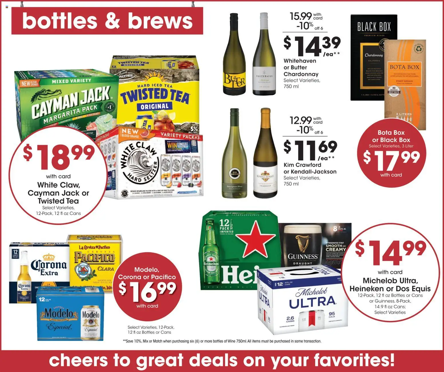 King Soopers Weekly Ad - valid from 09/09/2026 | Page: 13 | Products: Box, Wine, Heineken, Water
