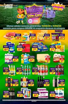Violeta Supermercados ofertas Show de Copa - Pré-Visualização do folheto da loja Violeta Supermercados, válido de 10.06.2026
