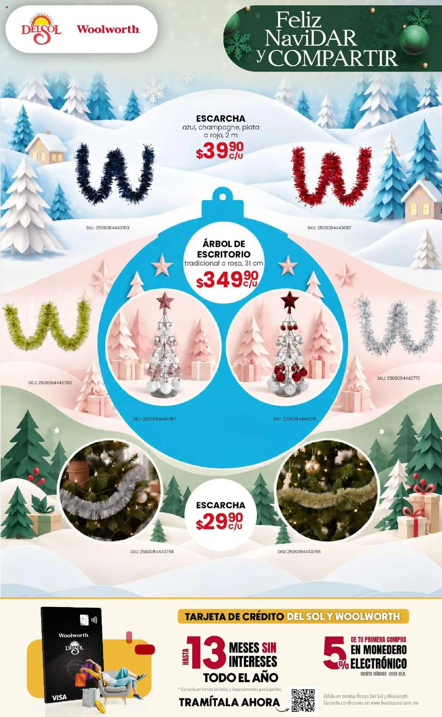 Nuevas ofertas de Del Sol y Woolworth válidas en toda la República Mexicana desde el 08/10/2026. ¡Encuentra las mejores ofertas en Del Sol y Woolworth - Feliz NaviDar y Compartir! | Página: 16