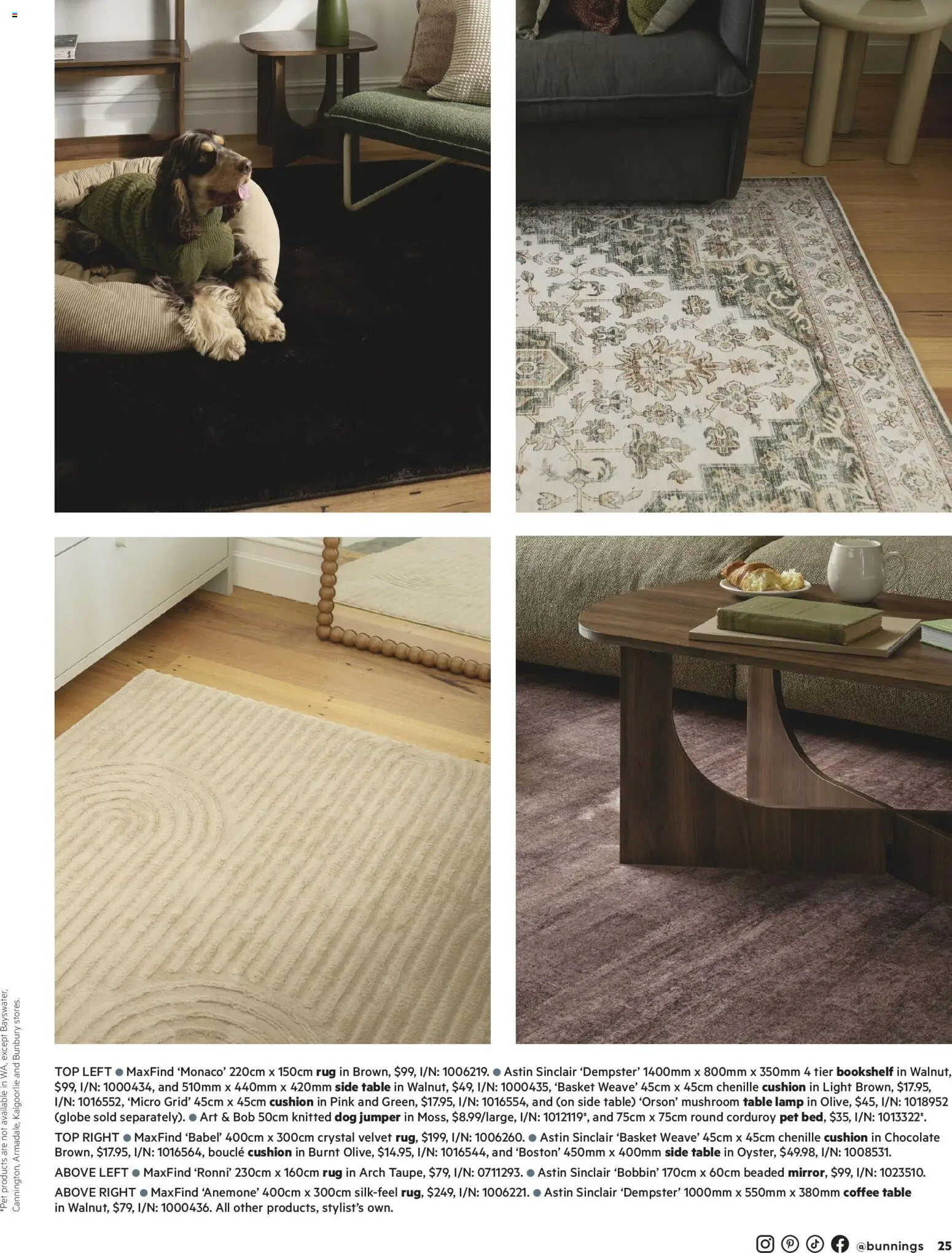 Bunnings Warehouse catalogue - valid from 01.05.2026 | Page: 25 | Products: Coffee table, Bookshelf, Coffee, Chocolate