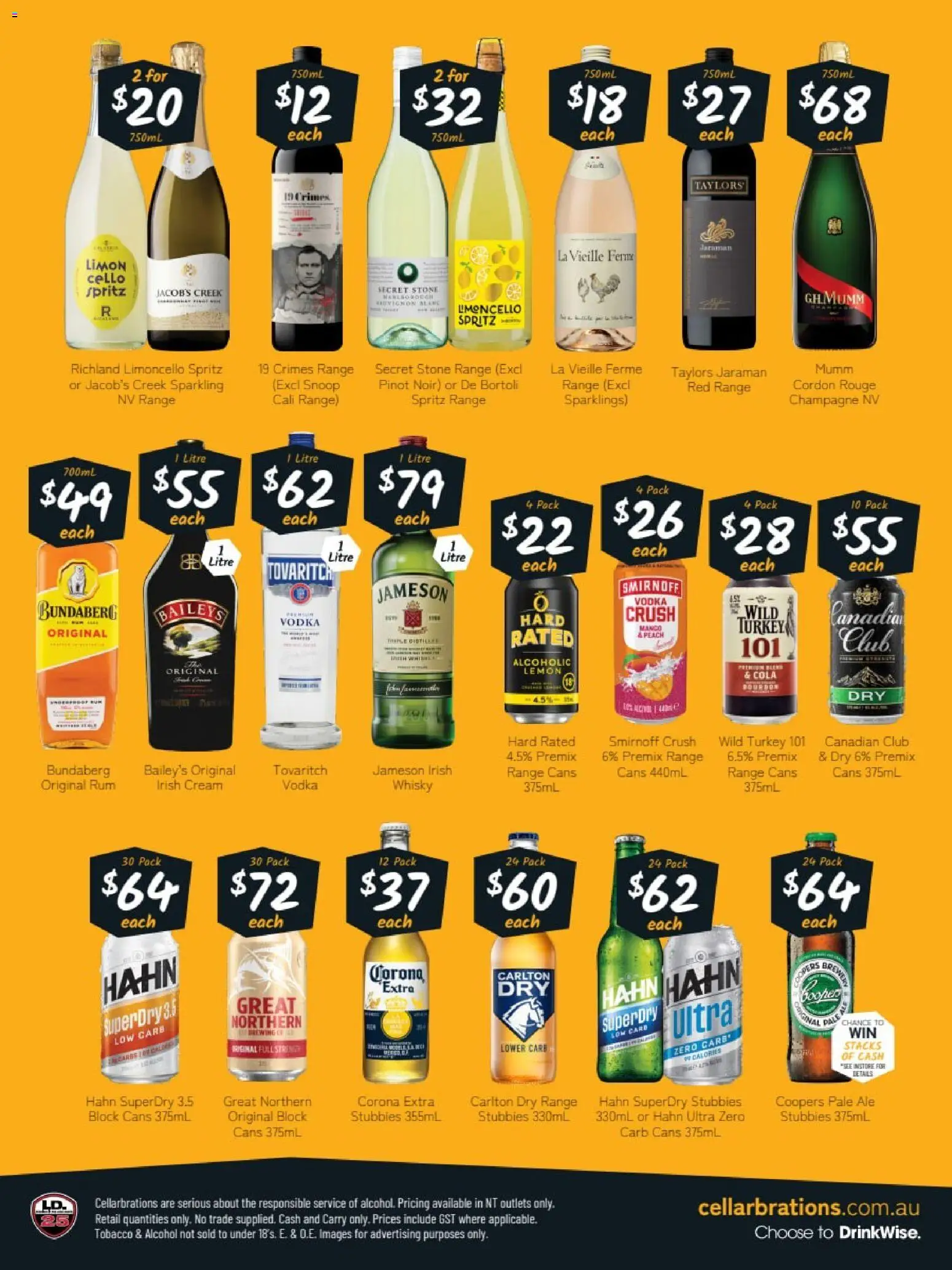 Cellarbrations catalogue - valid from 20.04.2026 | Page: 2 | Products: Cream, Vodka, Rum, Turkey
