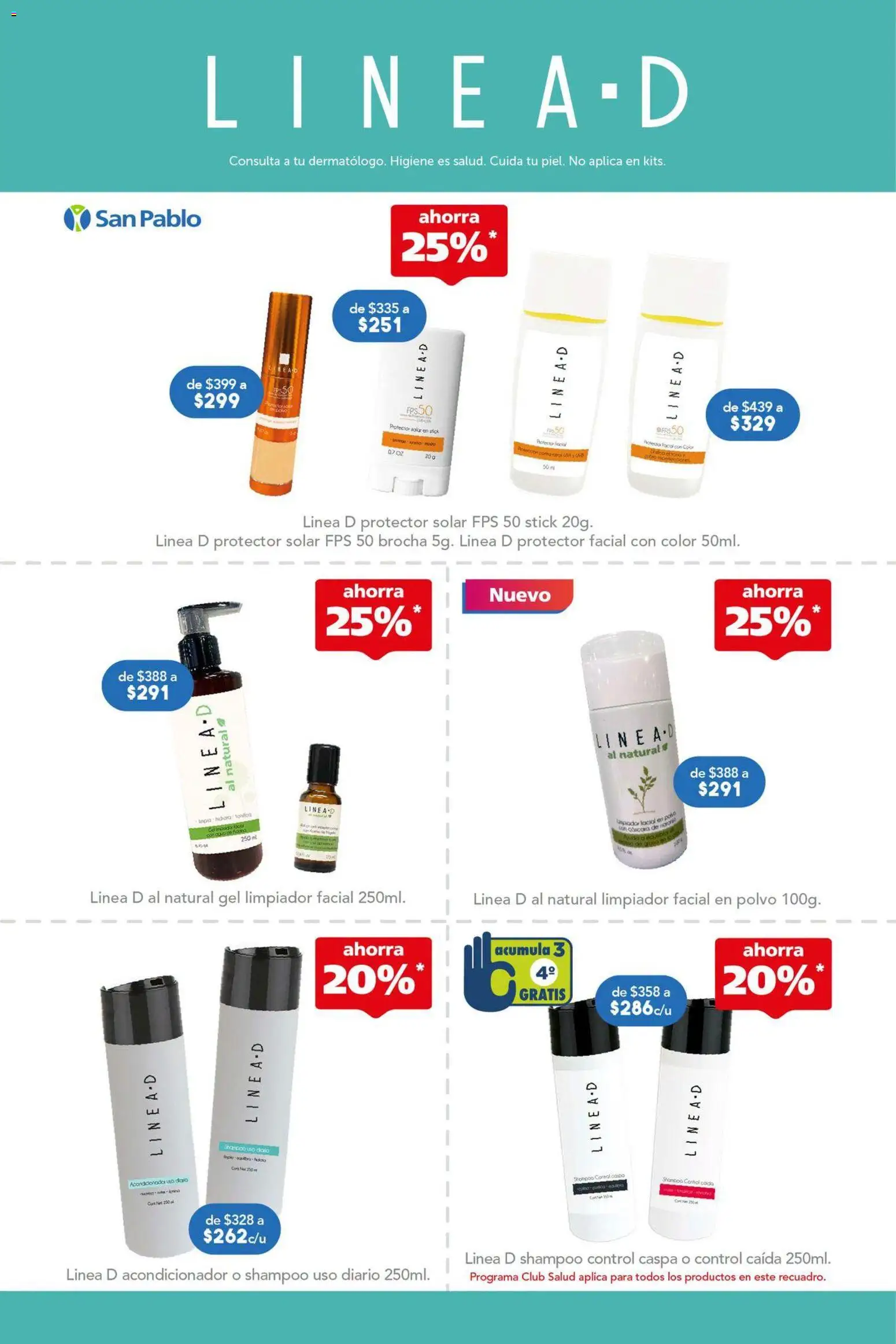 Nuevas ofertas de Farmacia San Pablo válidas en toda la República Mexicana desde el 23/08/2026. ¡Encuentra las mejores ofertas en Farmacia San Pablo catálogo! | Página: 11