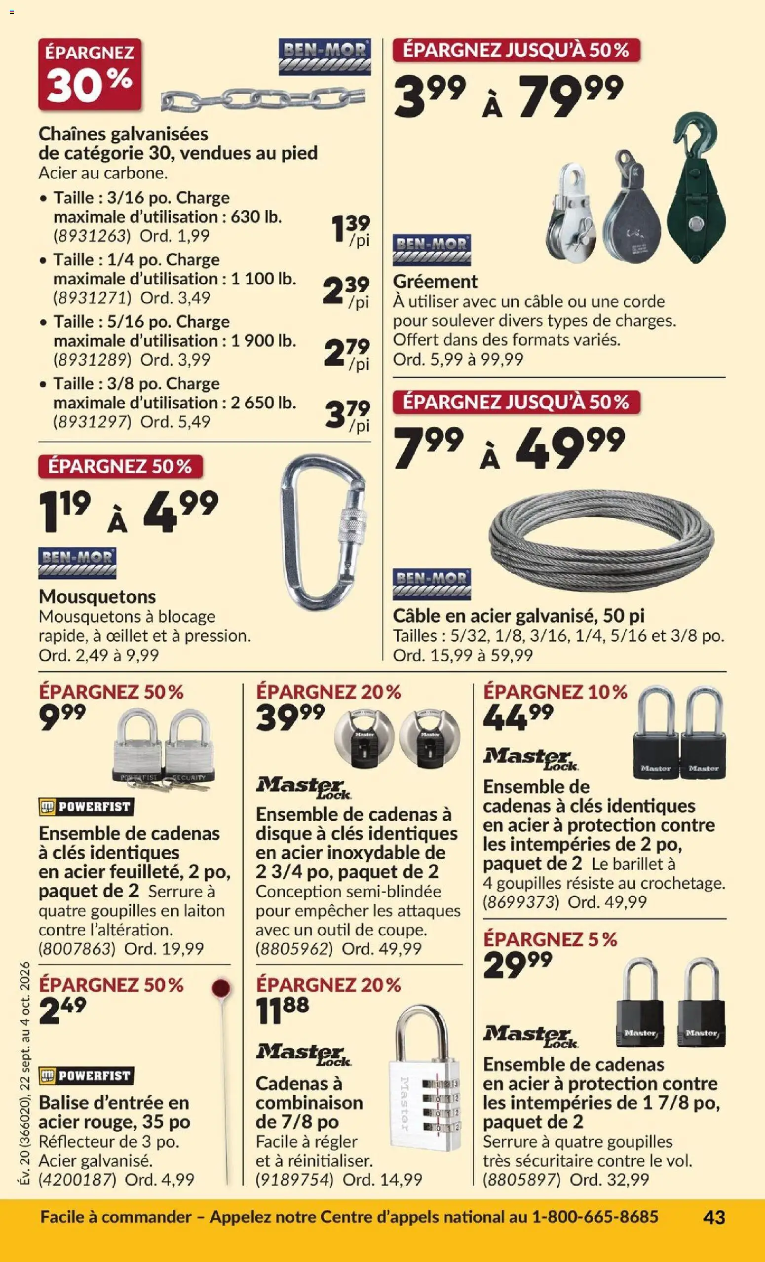 Princess Auto flyer valid from Sep 22, 2026 | Page: 48 | Products: Cable
