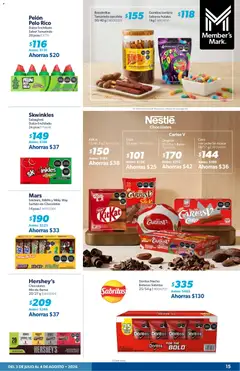 Vista previa de Sam's Club catálogo Cuponera, nuevo folleto de la tienda, válido en México a partir del 03/07/2026 | Página: 15