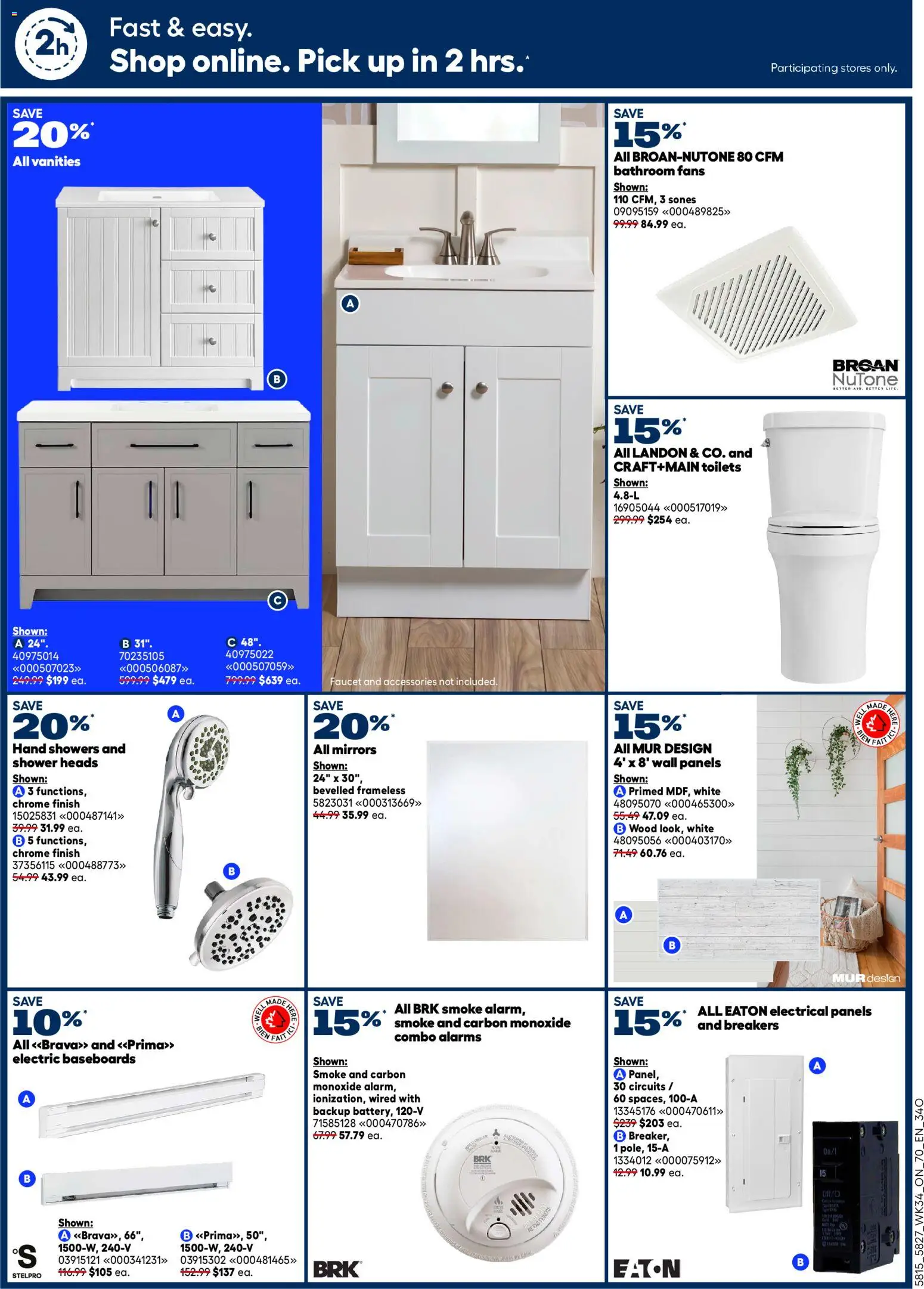 Rona flyer valid from Sep 17, 2026 | Page: 4 | Products: Shower