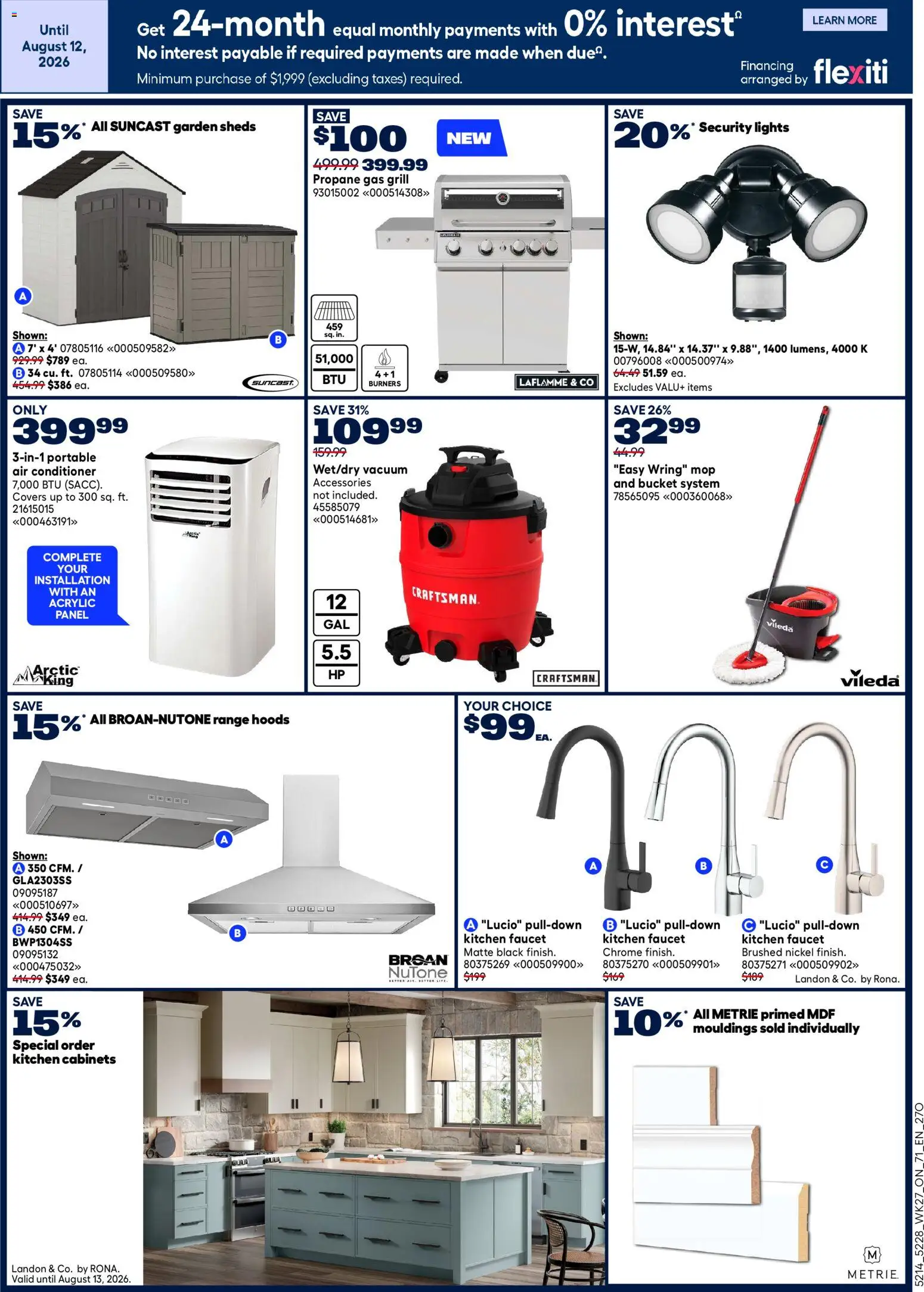 Rona flyer valid from Jul 30, 2026 | Page: 4