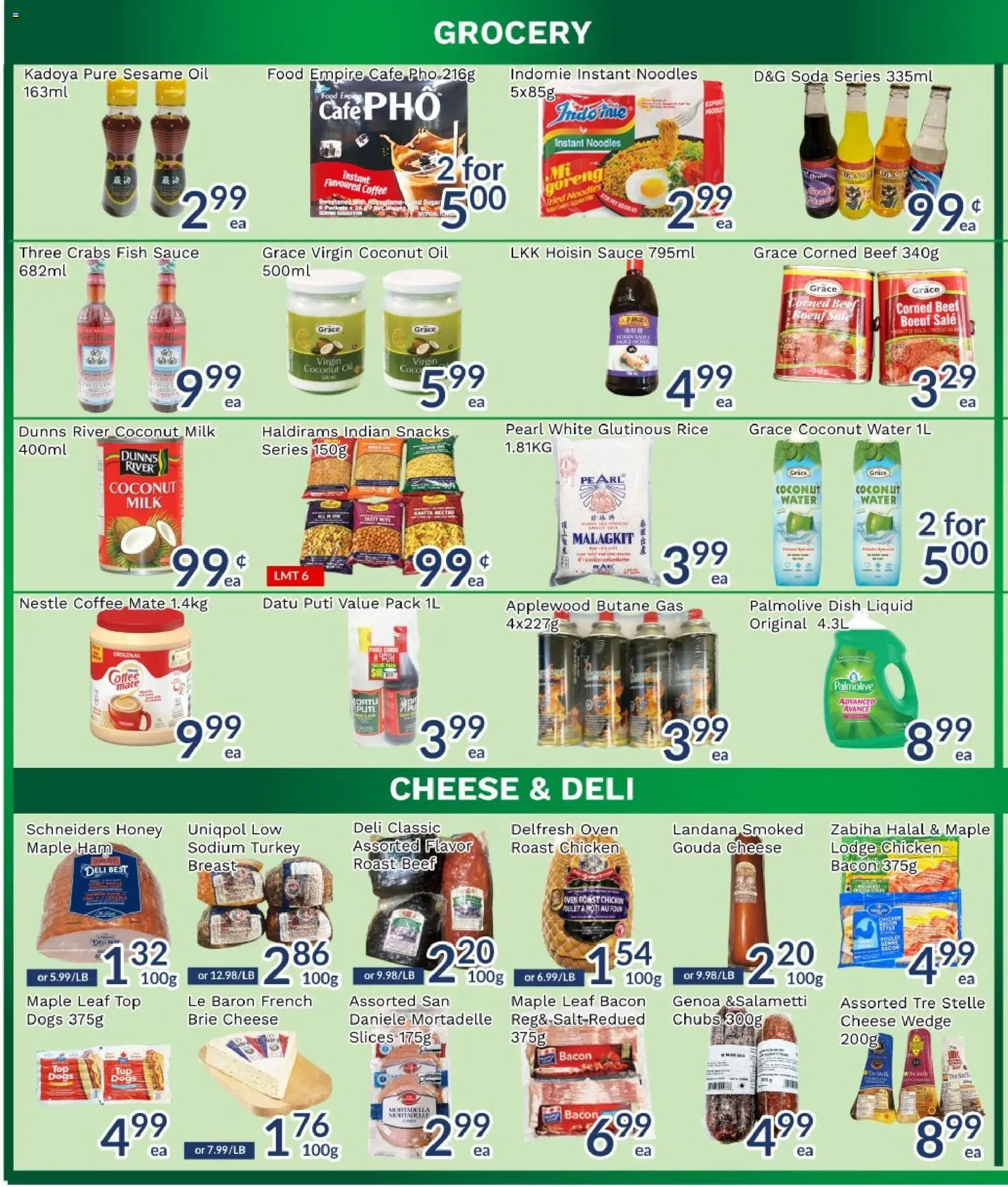 Oceans flyer valid from 17.04.2026 | Page: 4 | Products: Fish, Beef, Milk, Chicken