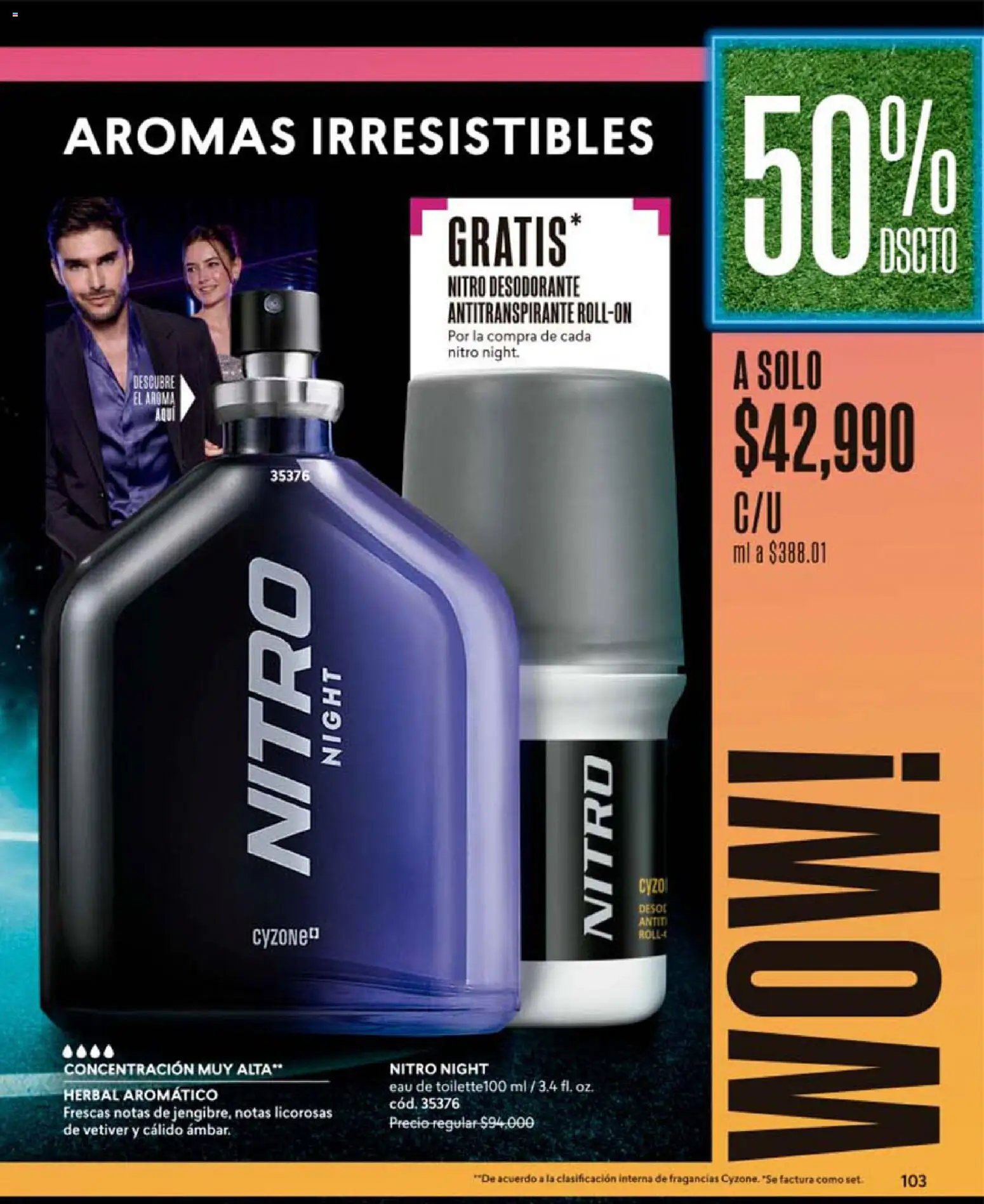 CyZone revista - valida desde el 26.06.2026 | Página: 103 | Productos: Eau de toilette, Desodorante, Antitranspirante