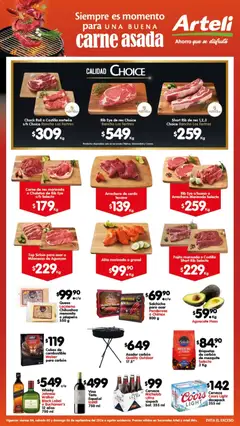 Vista previa de Arteli folleto Carnita Asada Arteli, nuevo folleto de la tienda, válido en México a partir del 04/09/2026