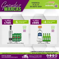 Vista previa de Bodegas Alianza catálogo Grandes Marcas, nuevo folleto de la tienda, válido en México a partir del 18.05.2026 | Página: 9