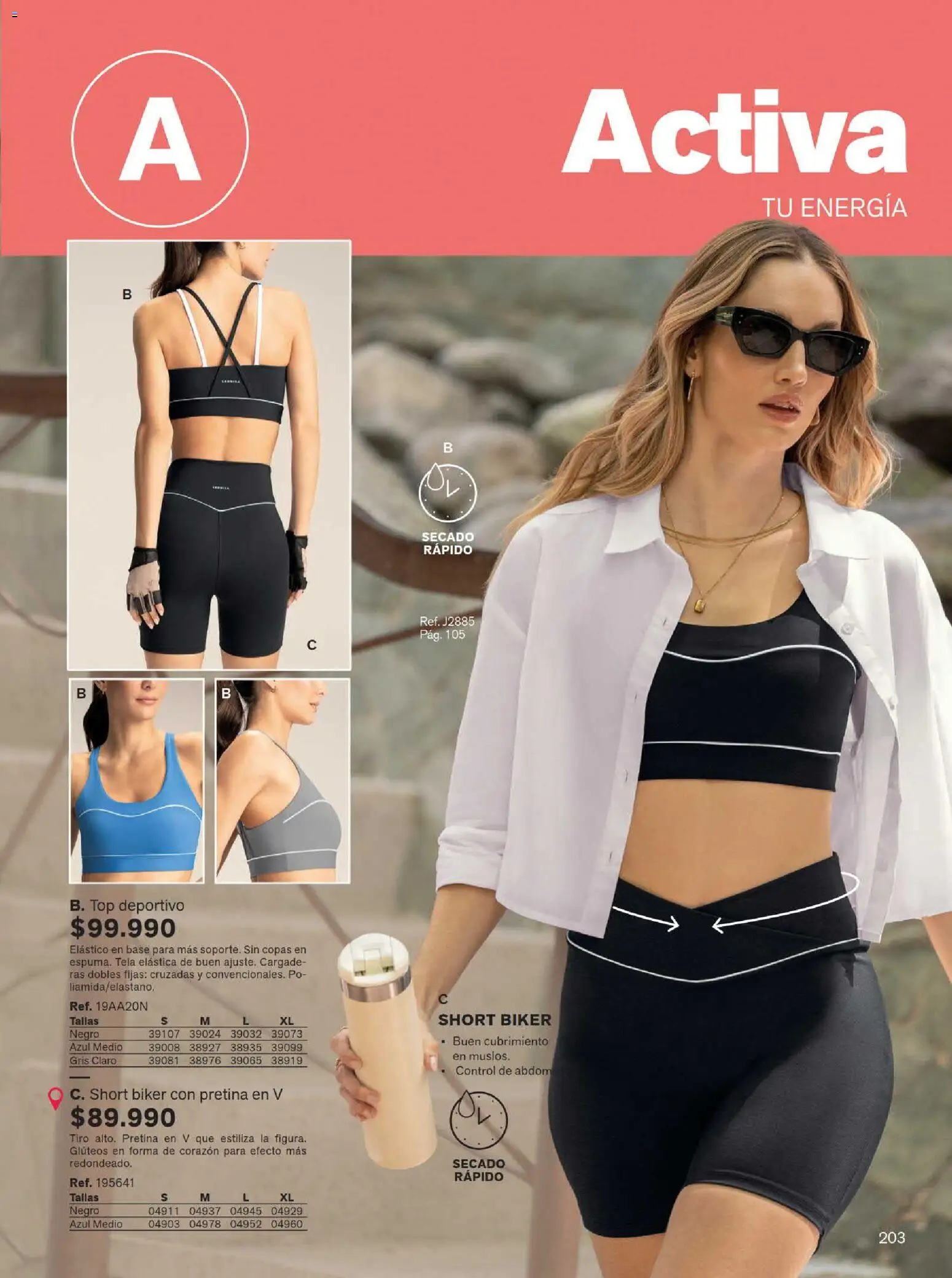 Leonisa revista - valida desde el 15/07/2026 | Página: 203 | Productos: Short, Top