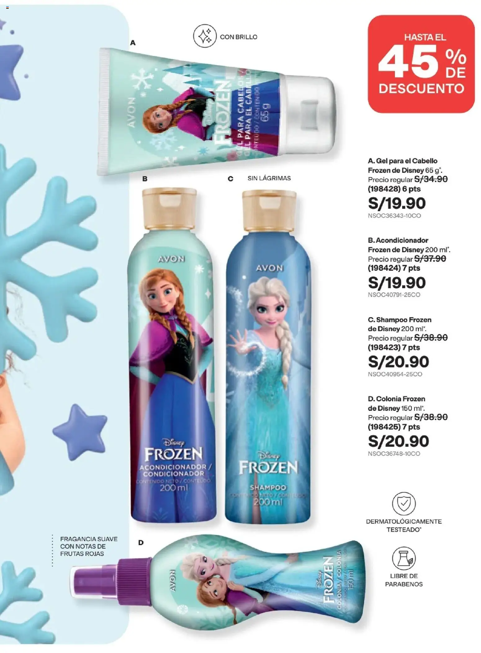 Catálogo Avon válido desde 15/09/2026 | Página: 220 | Productos: Shampoo, Acondicionador, Fragancia
