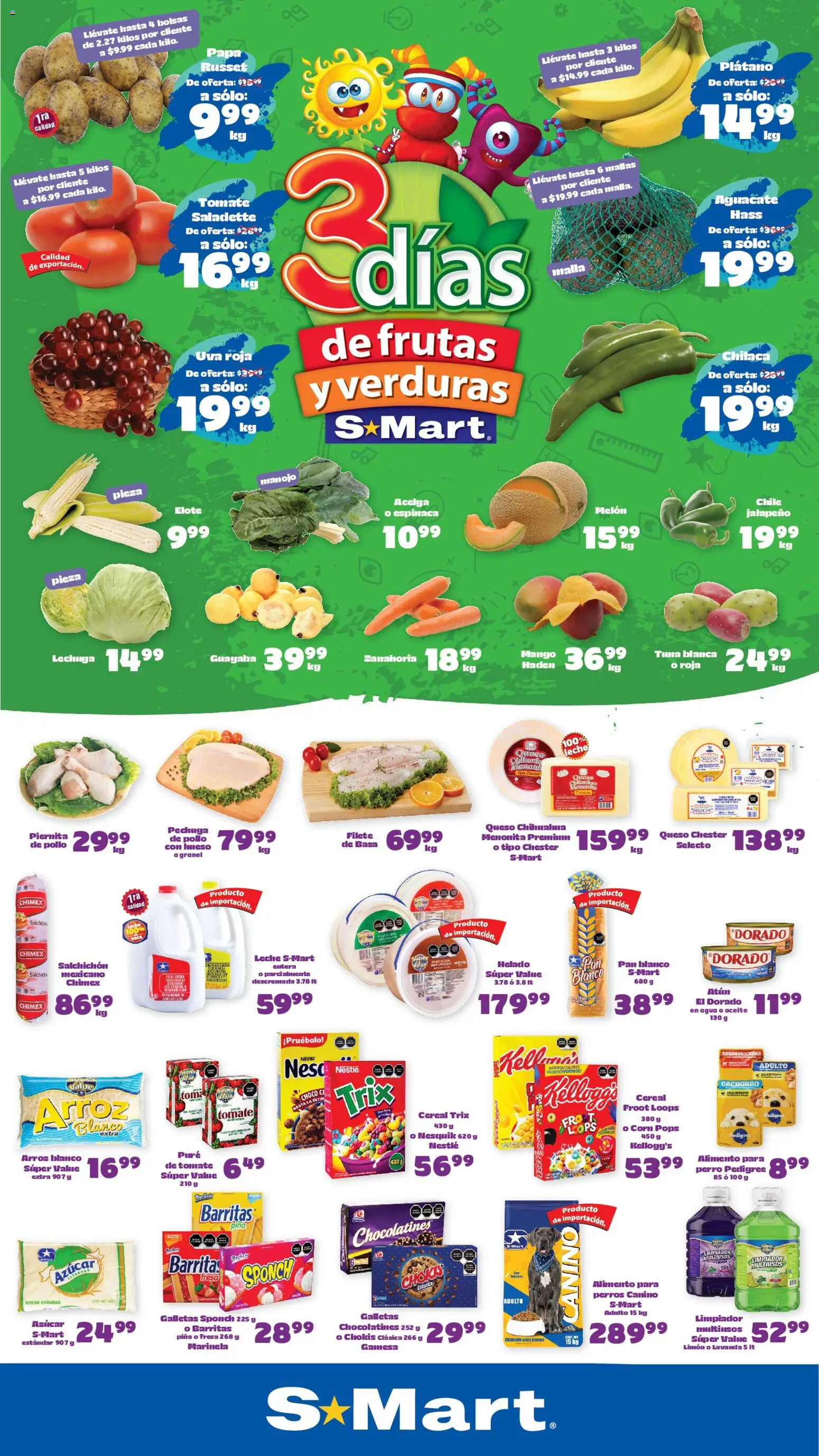 Nuevas ofertas de S-Mart válidas en toda la República Mexicana desde el 25/08/2026. ¡Encuentra las mejores ofertas en S-Mart folleto! | Página: 1
