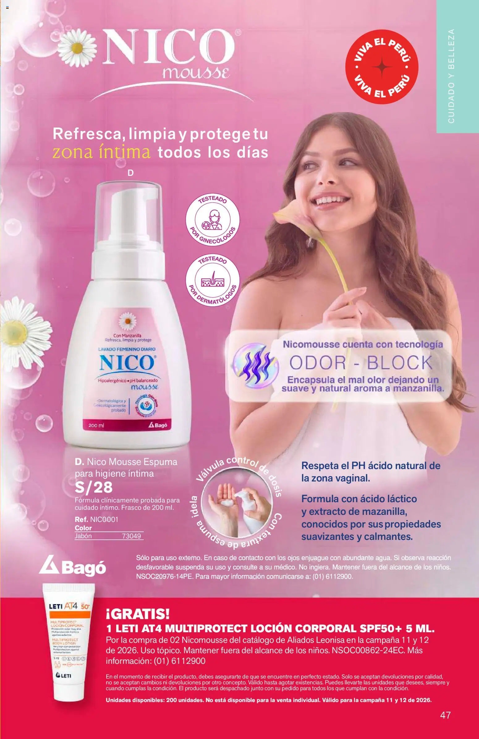 Catálogo Leonisa válido desde 04/08/2026 | Página: 47 | Productos: Jabón