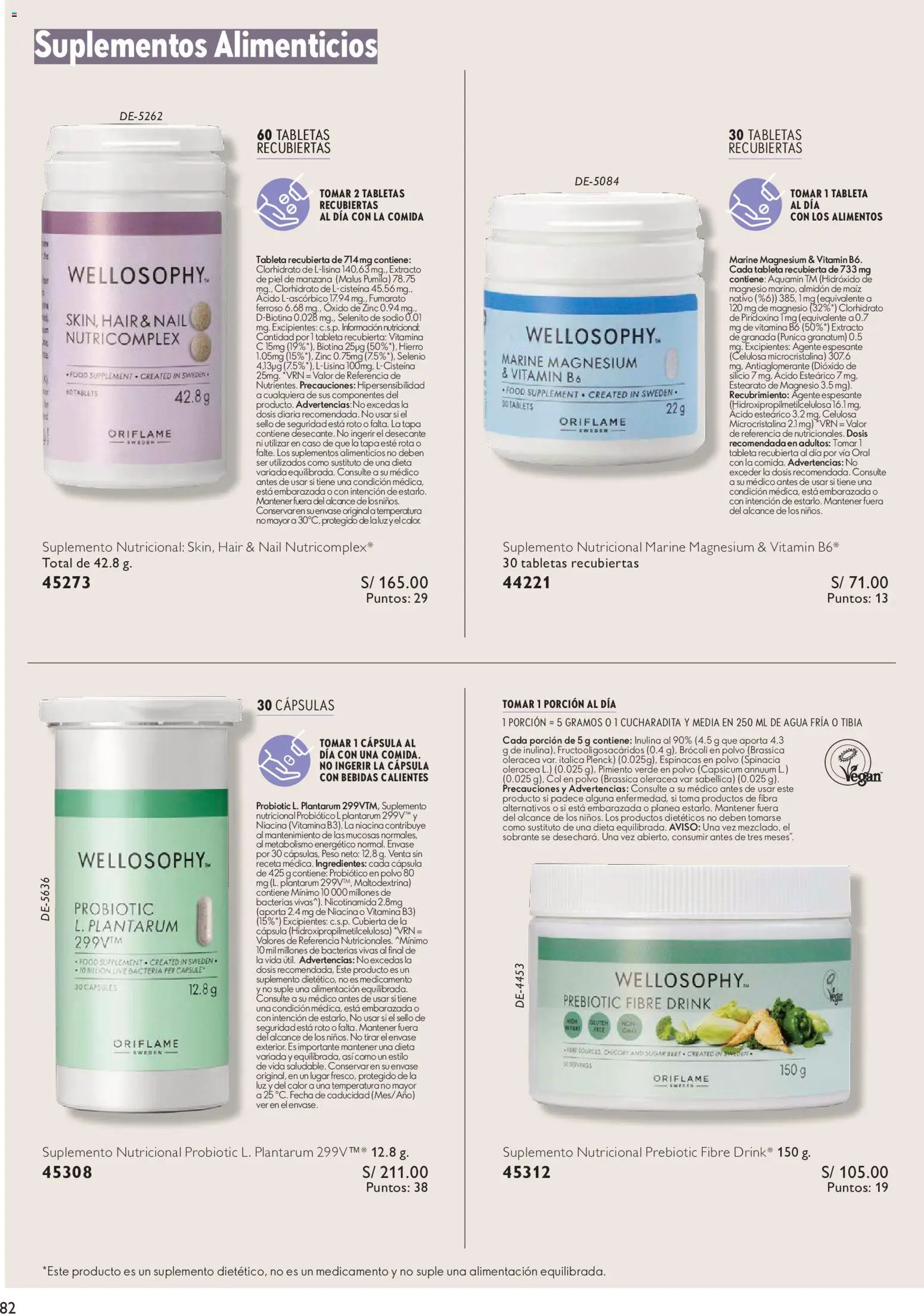 Catálogo Oriflame válido desde 30.05.2026 | Página: 82 | Productos: Tableta, Peso, Polvo
