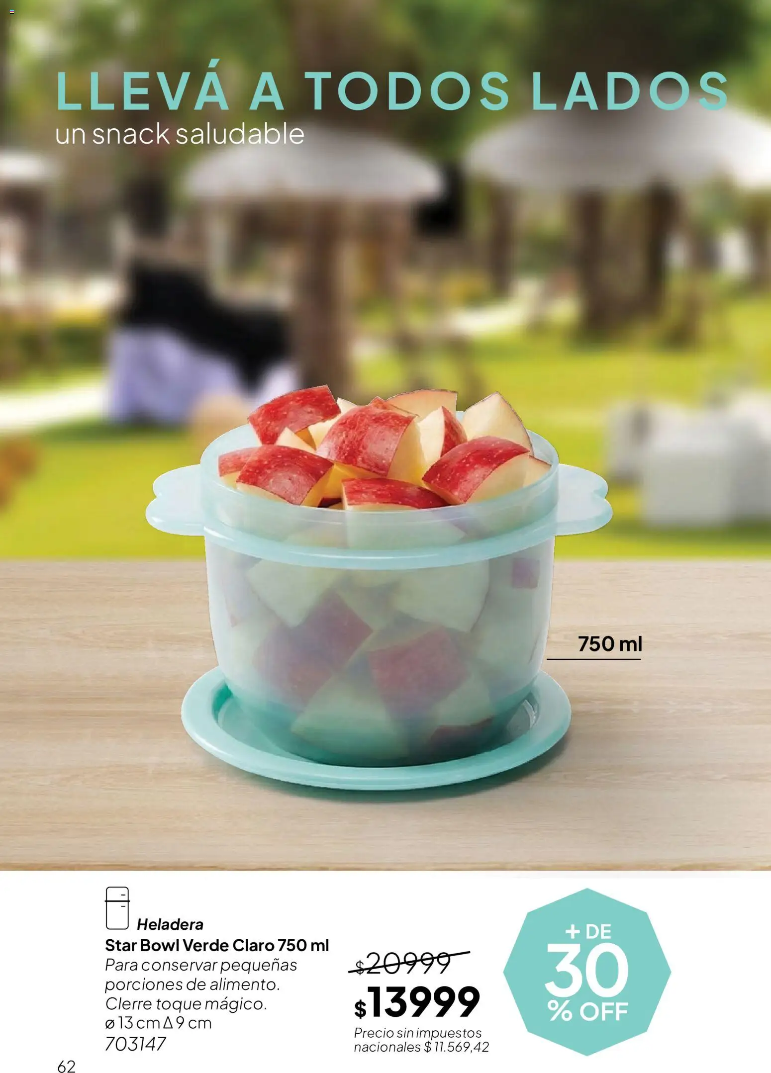 Tupperware Folleto │ válido desde el 04/08/2026 | Página: 64 | Productos: Bowl, Snack saludable, Heladera