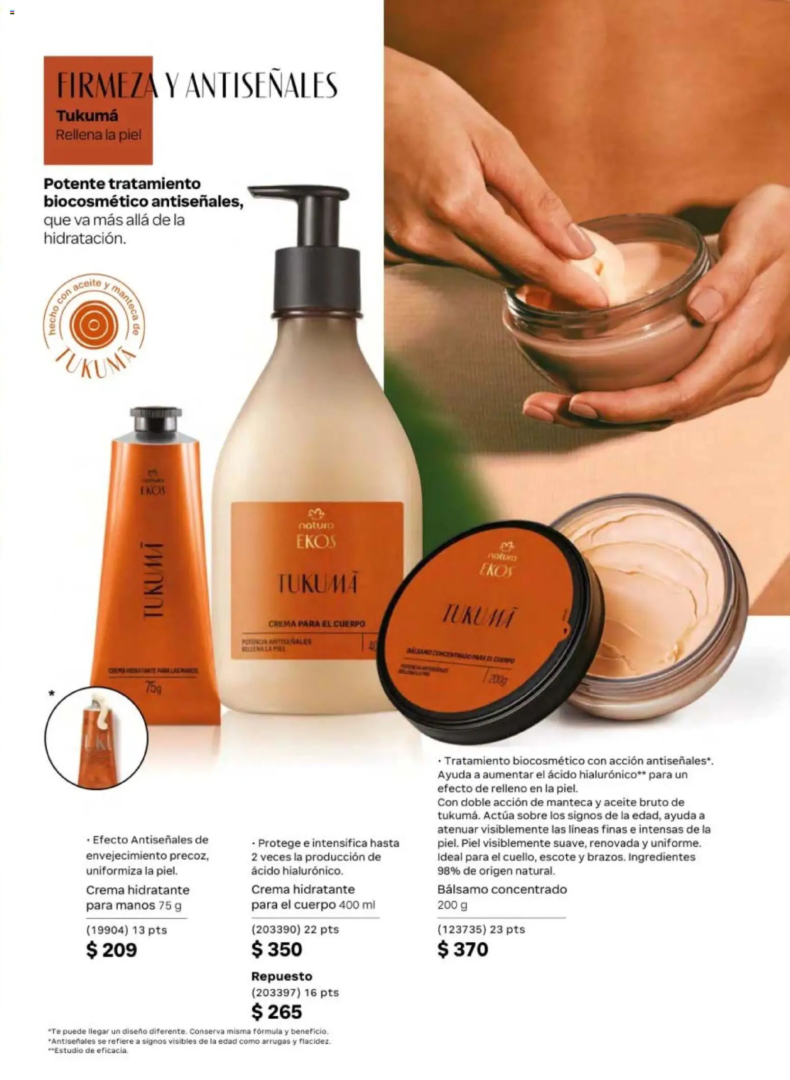 Nuevas ofertas de Natura válidas en toda la República Mexicana desde el 10/07/2026. ¡Encuentra las mejores ofertas en Natura campaña 11 2026! | Página: 107 | Productos: Crema, Bálsamo, Ingredientes, Sobre