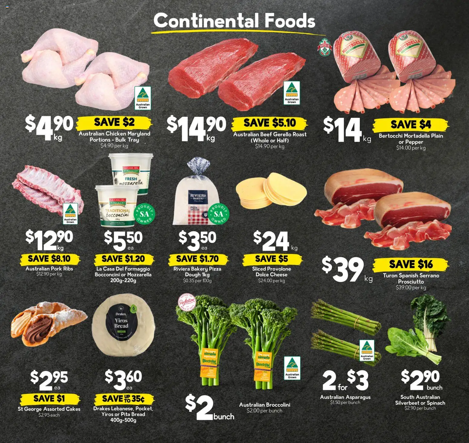 Drakes catalogue - valid from 23/09/2026 | Page: 17 | Products: Bread, Pizza, Asparagus, Bakery