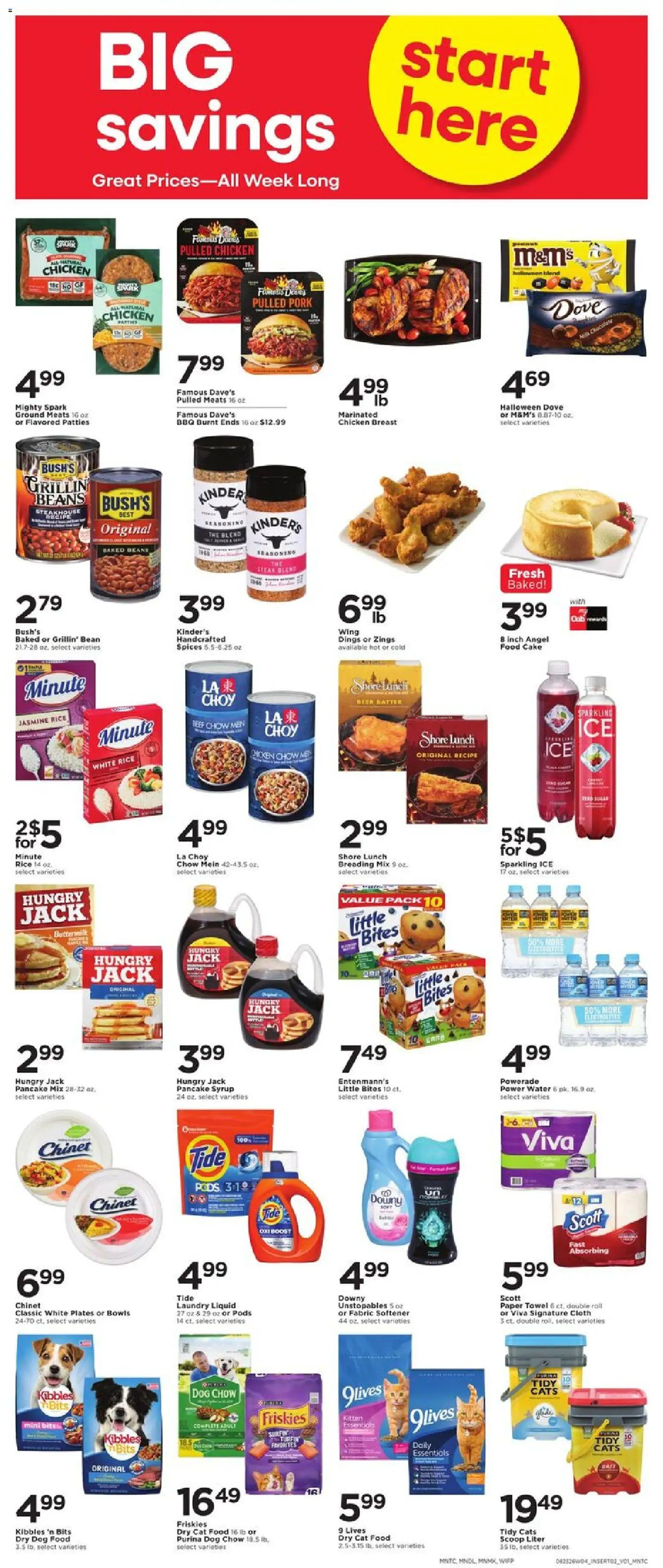 Cub Foods Weekly Ad - valid from 08/23/2026 | Page: 4 | Products: Jasmine rice, Dog Food, Cat Food, Beer
